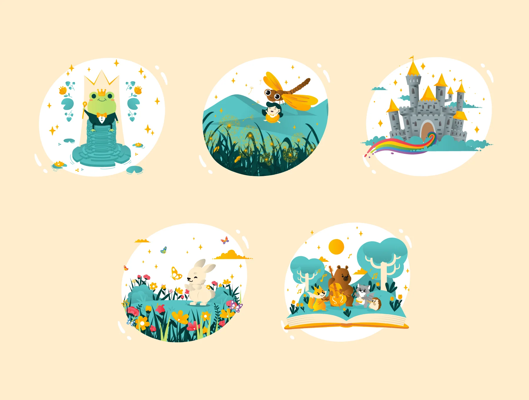 Whimsical Illustration Pack 8