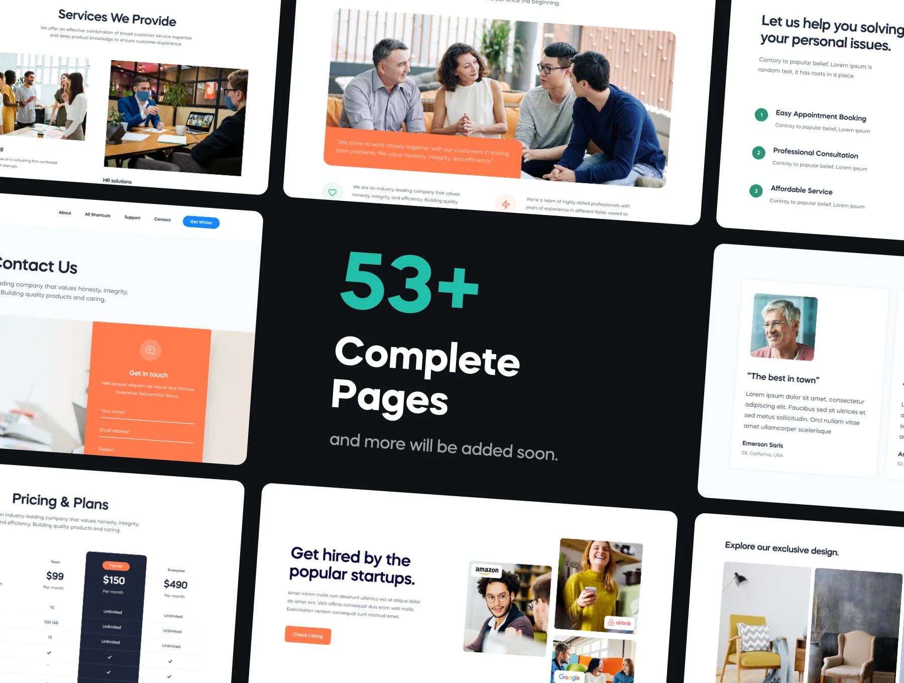 Whiter - Landing Page HTML Templates 3