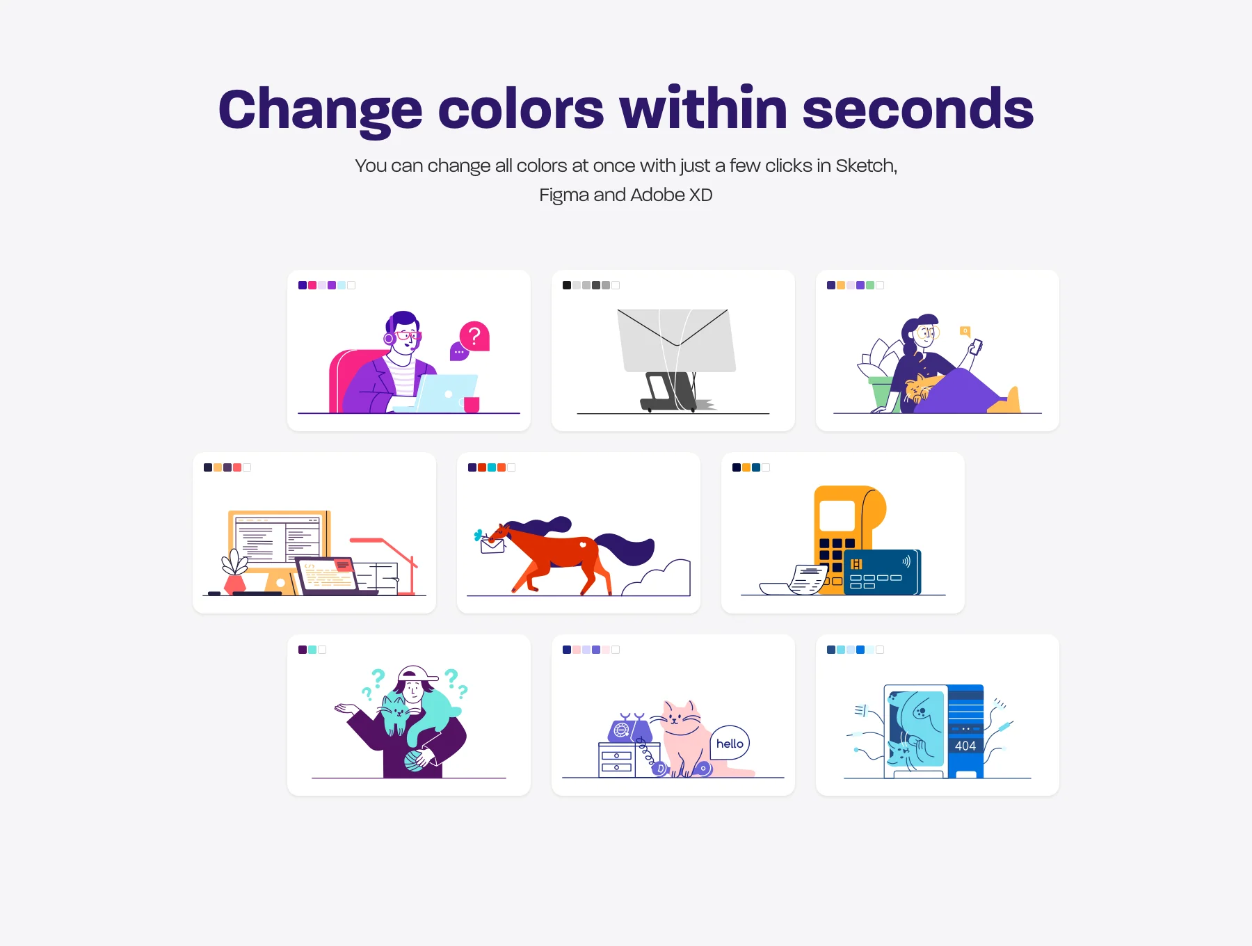 Whoooa! 156 illustrations for your projects 2