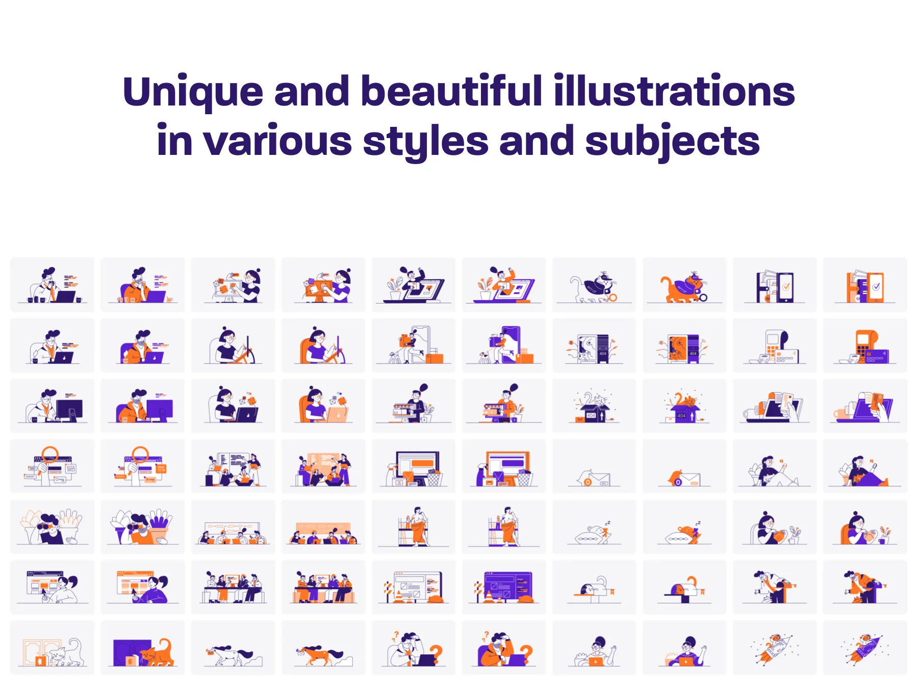 Whoooa! 156 illustrations for your projects 6