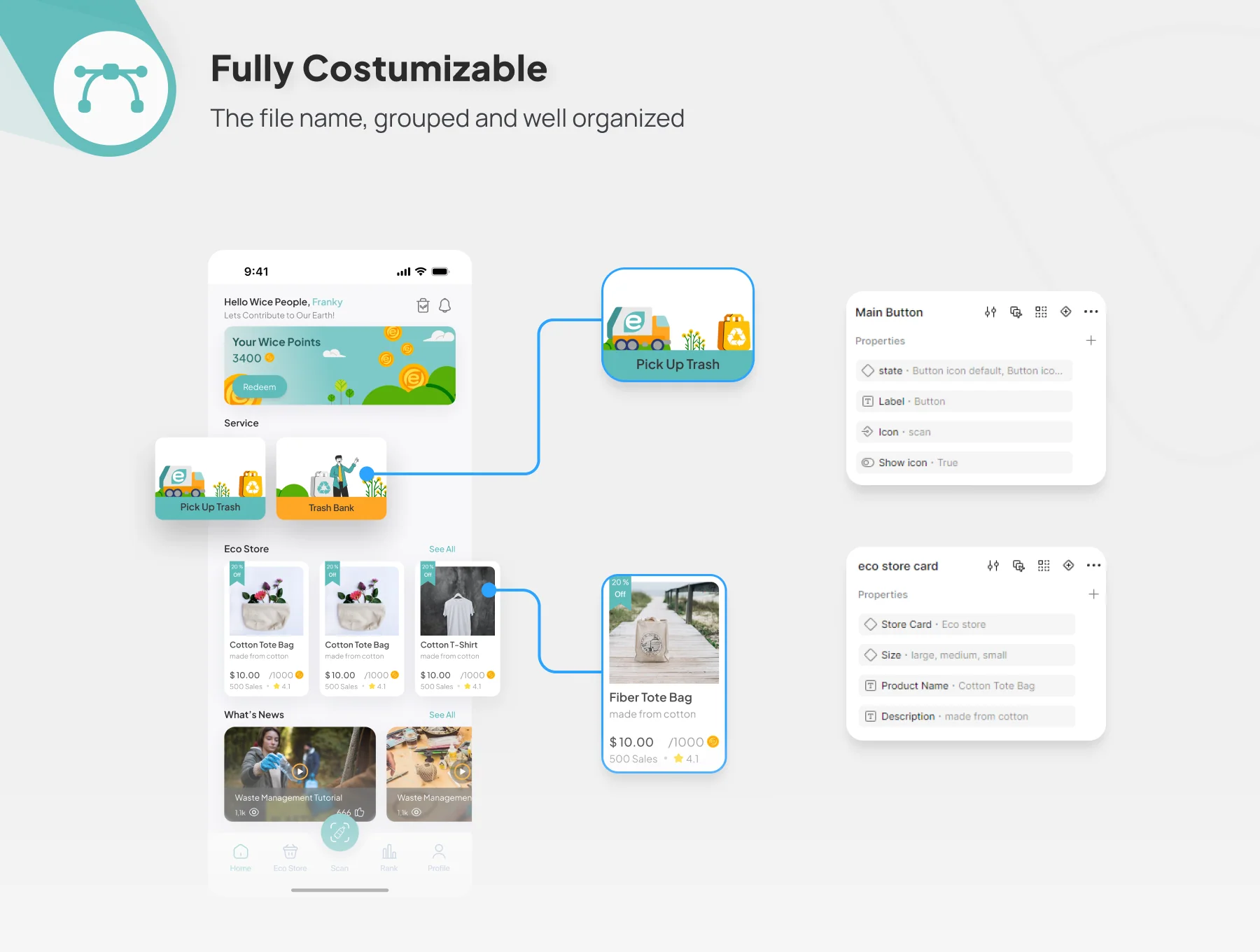 Wice - AI Waste Management Mobile App UI Kit 3