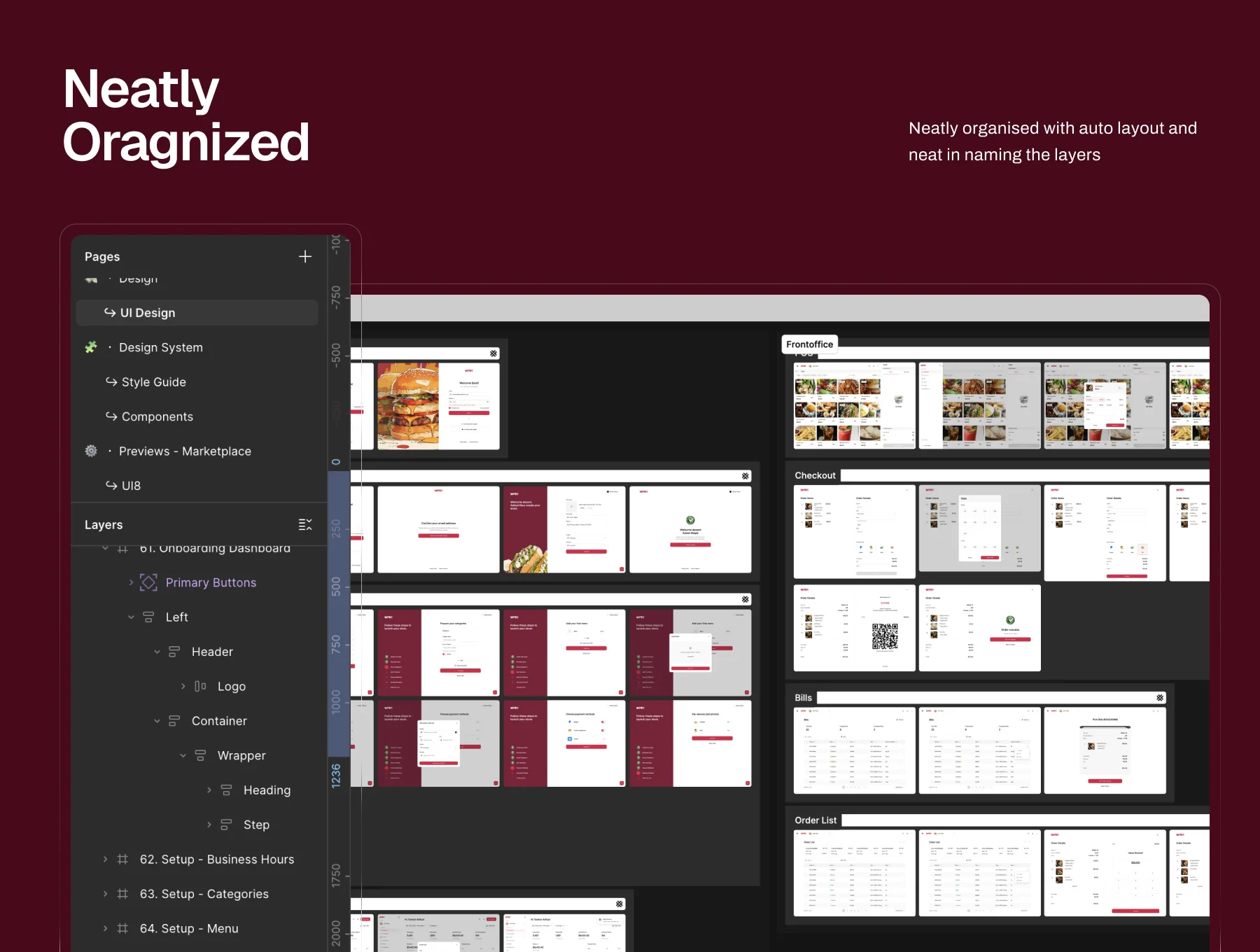 Wiga – Resto POS (Point of Sales) UI Kit 4