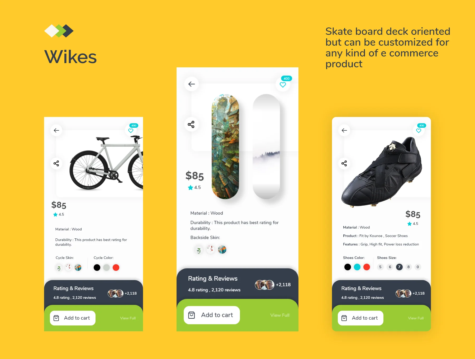 Wikes- Ecommerce App Ui Kit 2