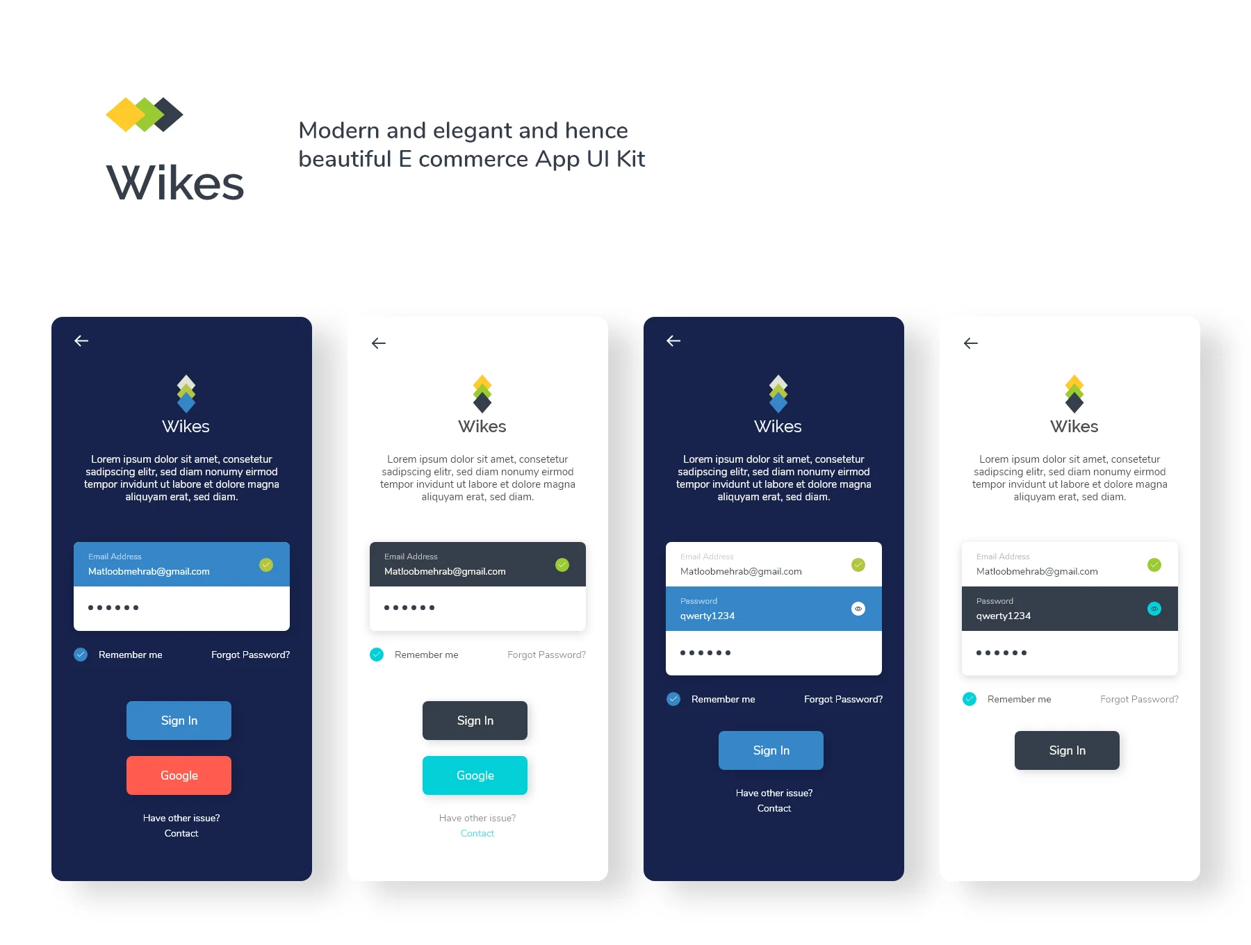 Wikes- Ecommerce App Ui Kit 3