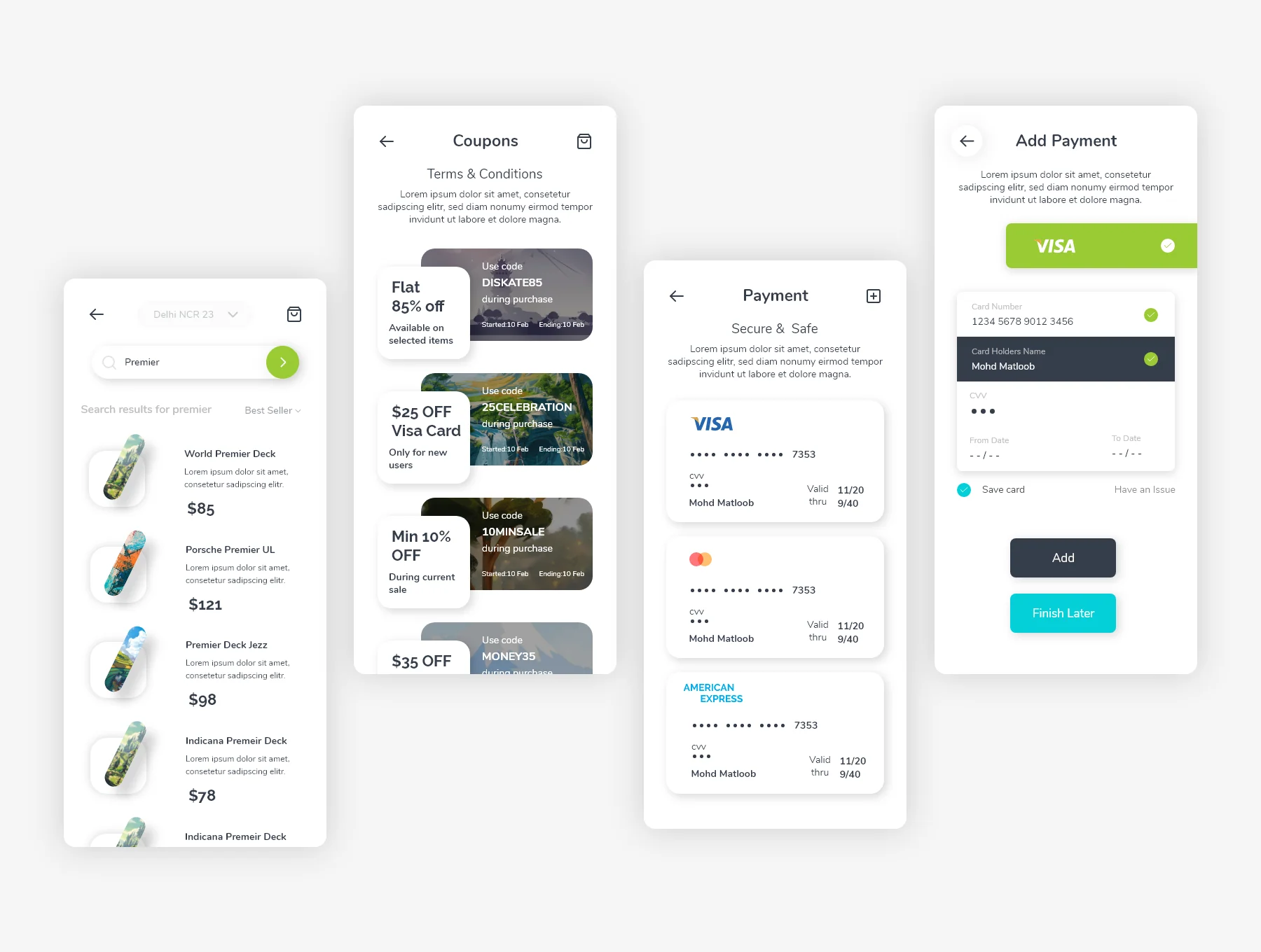 Wikes- Ecommerce App Ui Kit 8