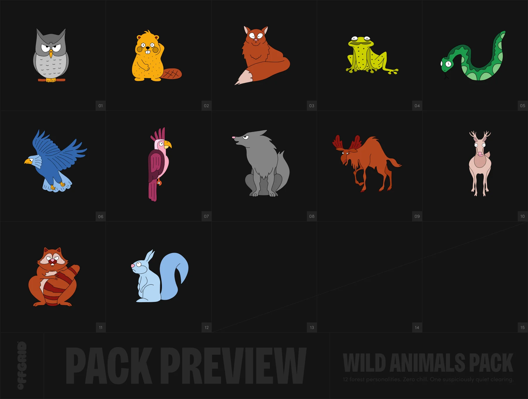 Wild Animals Pack 2