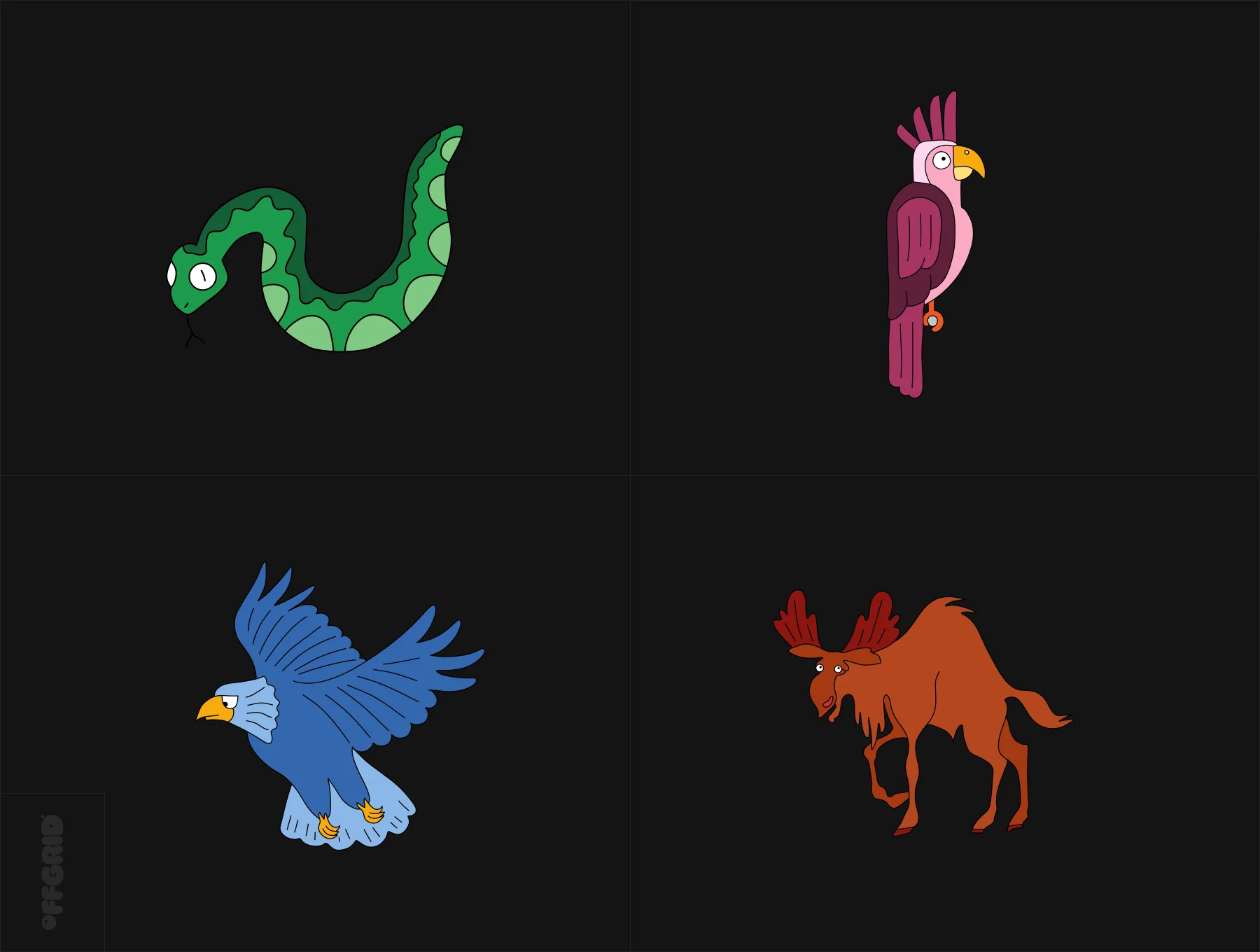 Wild Animals Pack 4