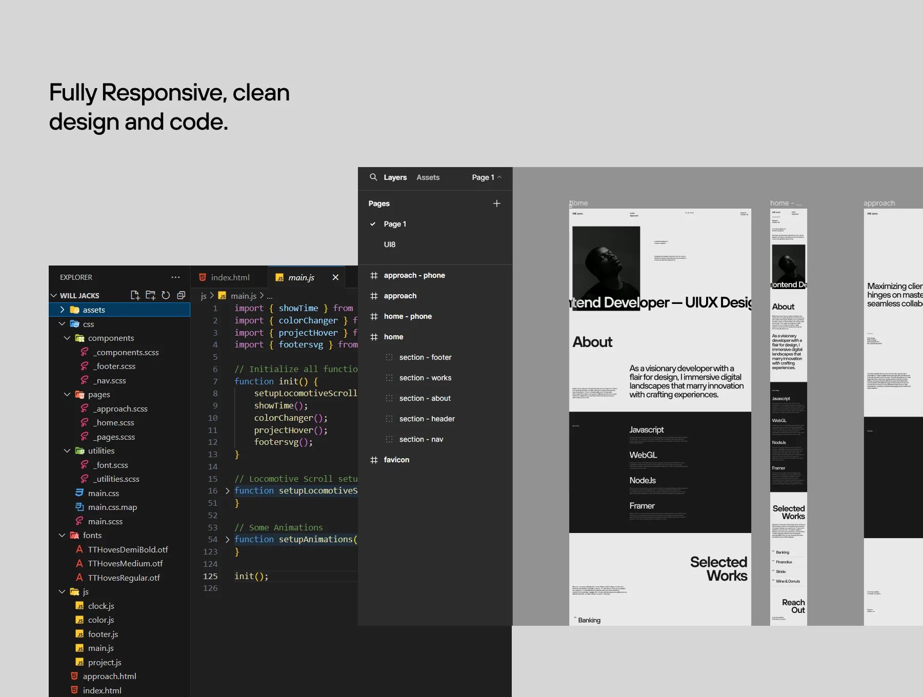 Will Jacks — Coded Portfolio Template 4