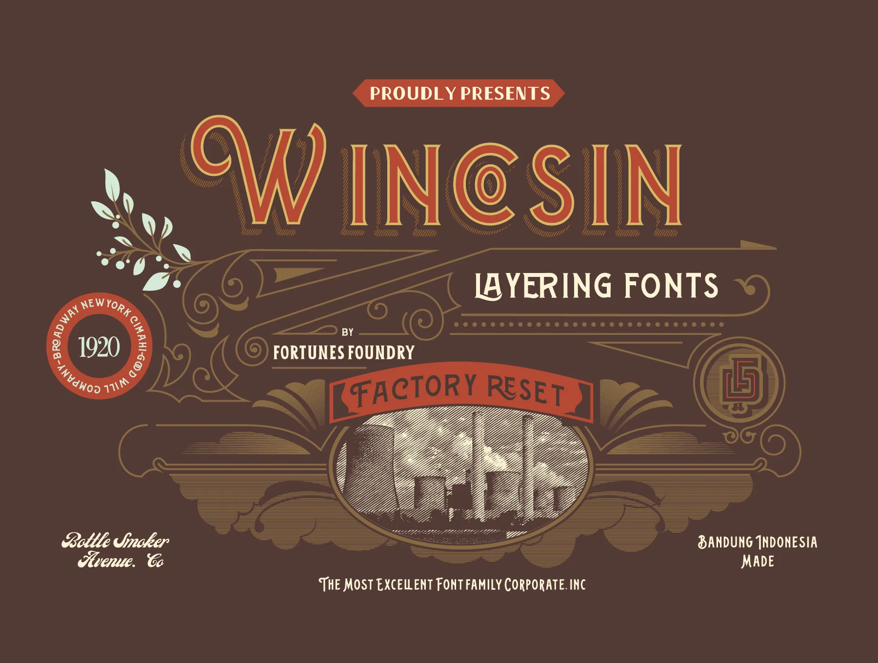Wincosin Font Layering