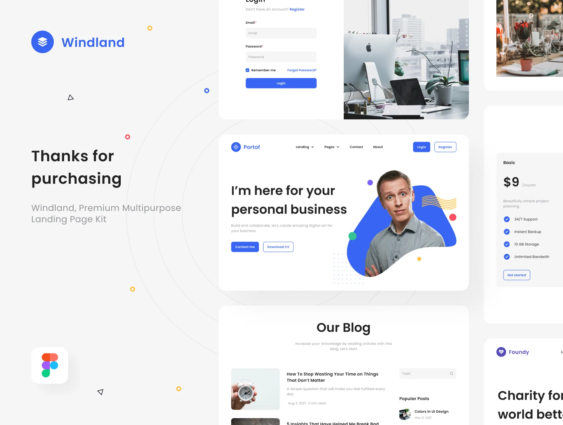 Windland Premium Multipurpose Landing Page 6