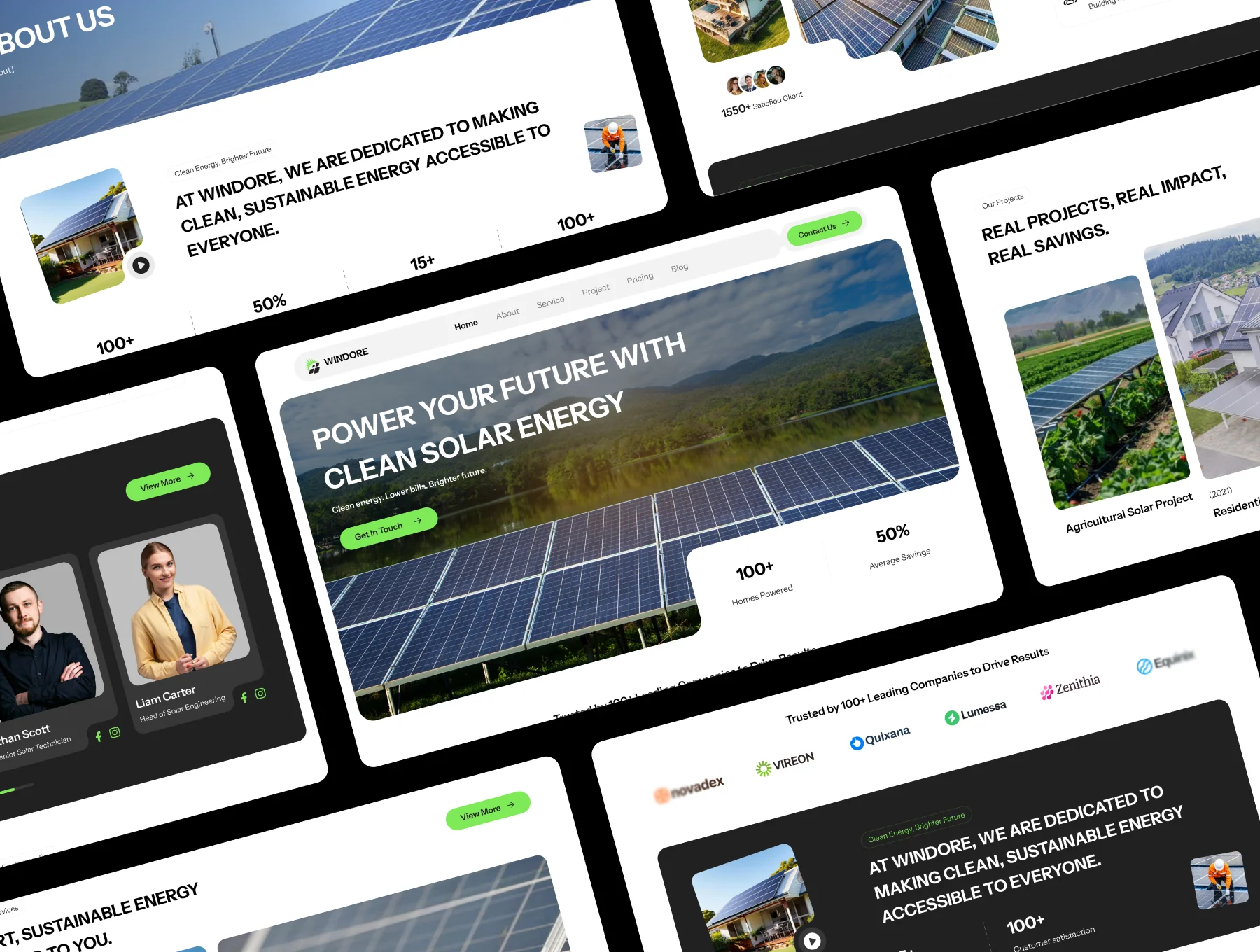 Windore - Solar Energy Website Template UI Kit 4