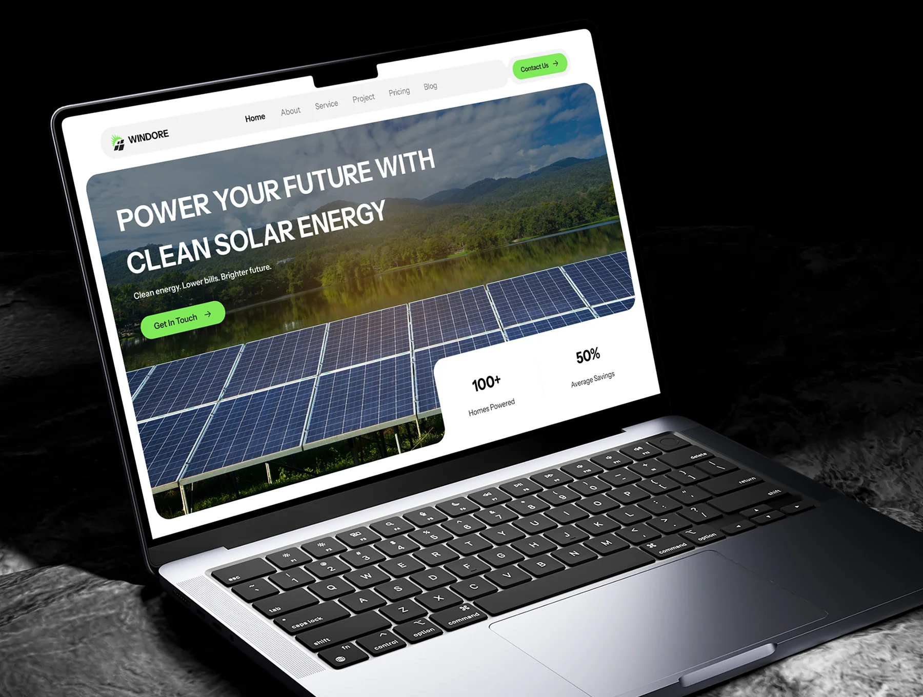Windore - Solar Energy Website Template UI Kit 7