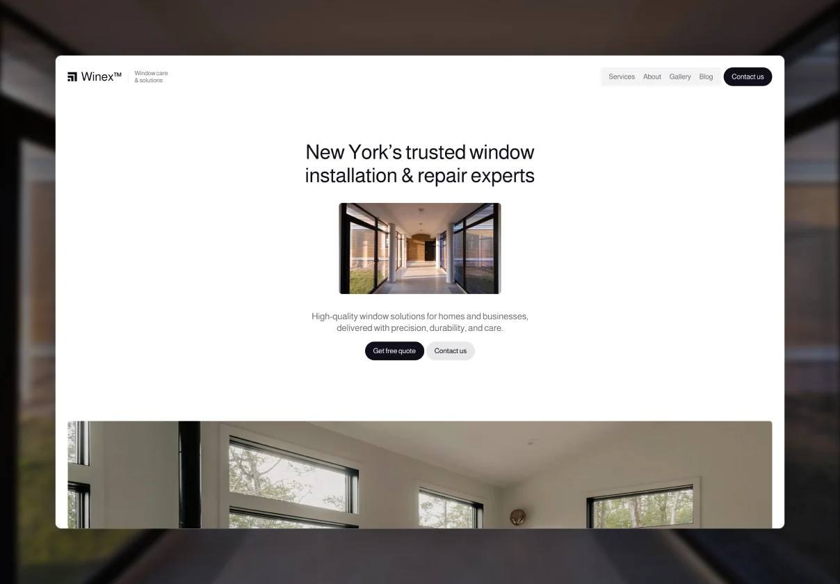 Winex – Window Services