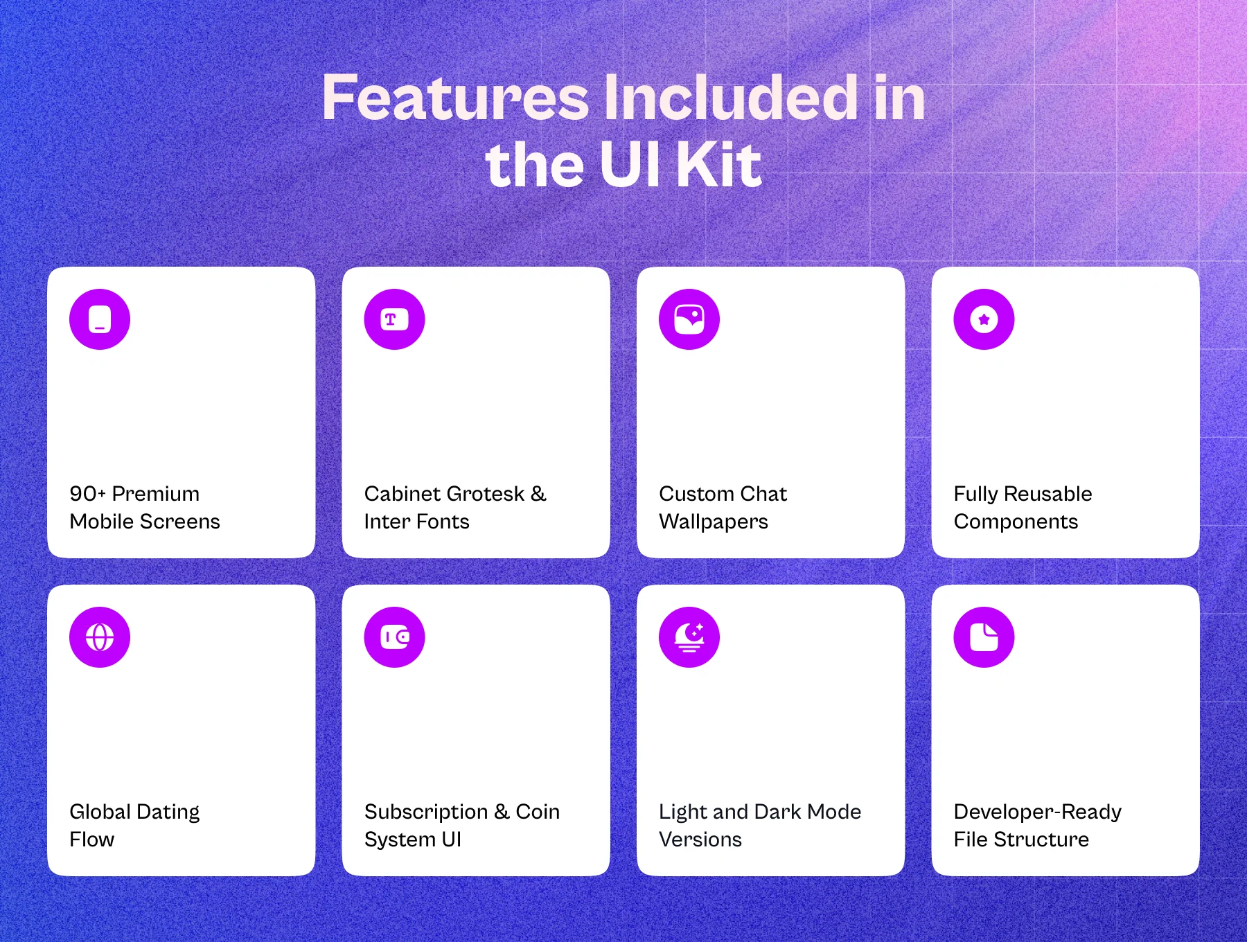 Wingle – Modern Dating App UI Kit (Light & Dark) 2