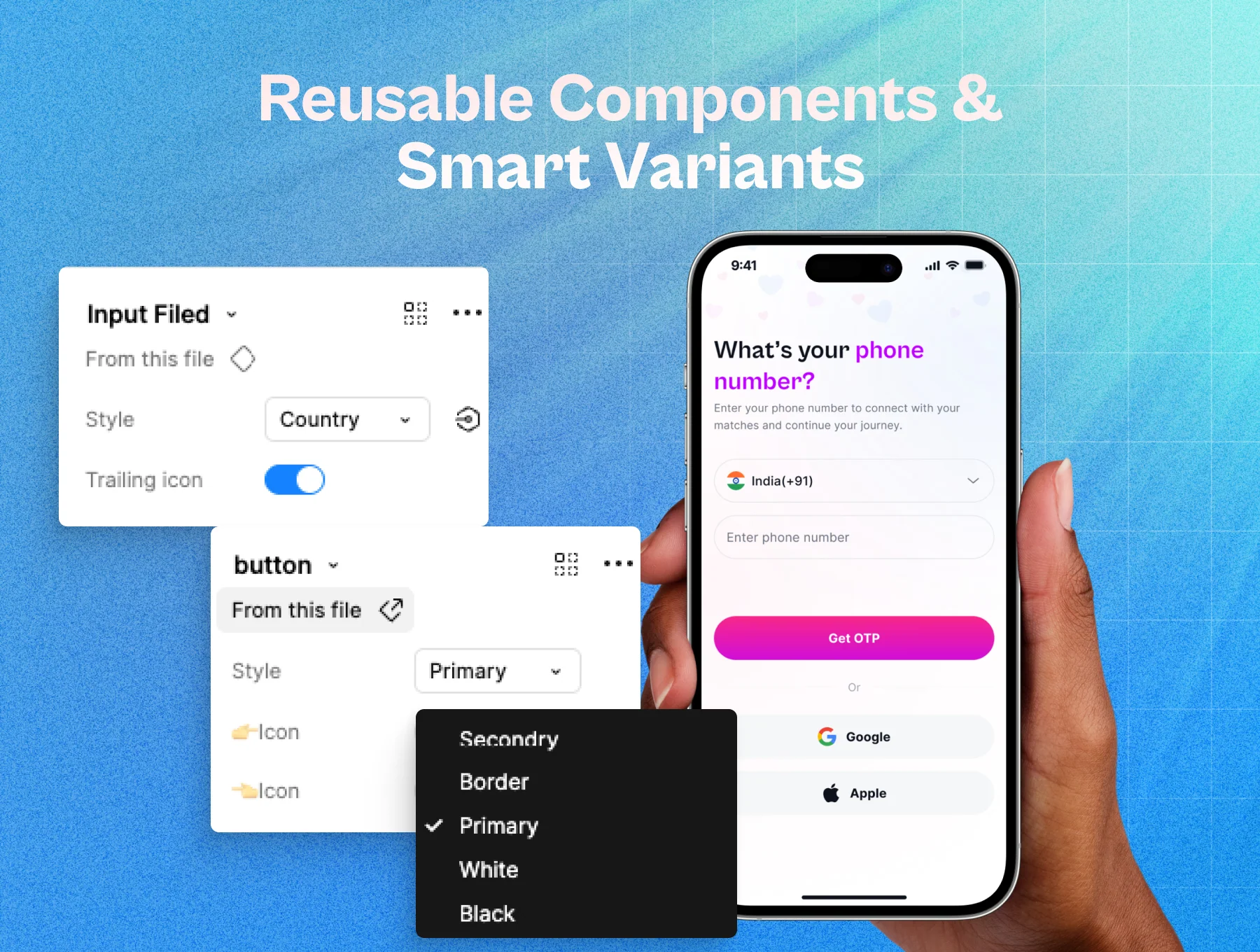Wingle – Modern Dating App UI Kit (Light & Dark) 5