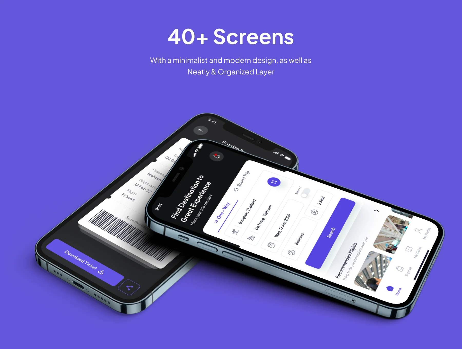 WingWander - Flight Booking App Ui Kits 3