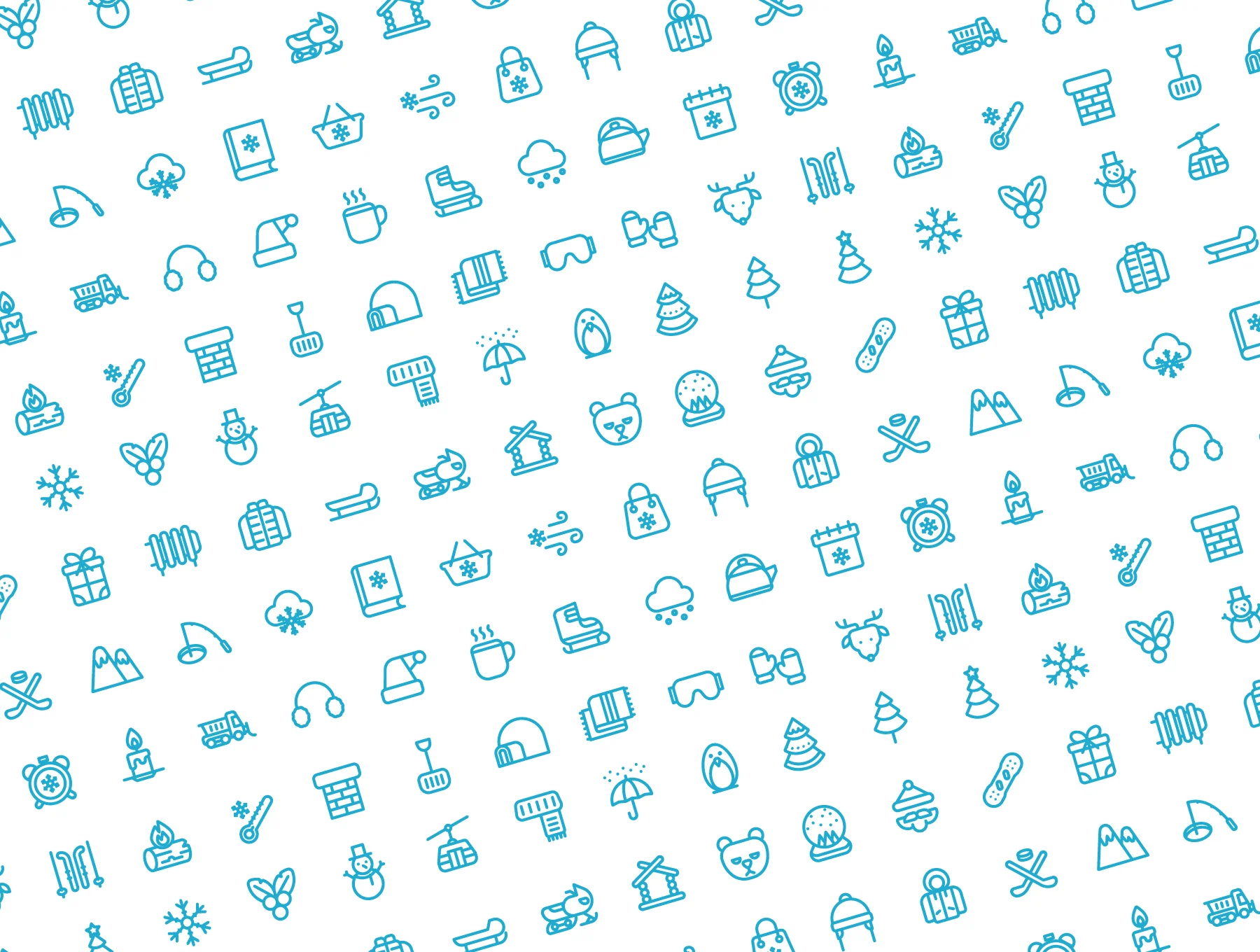 200 Winter Icons Set 6
