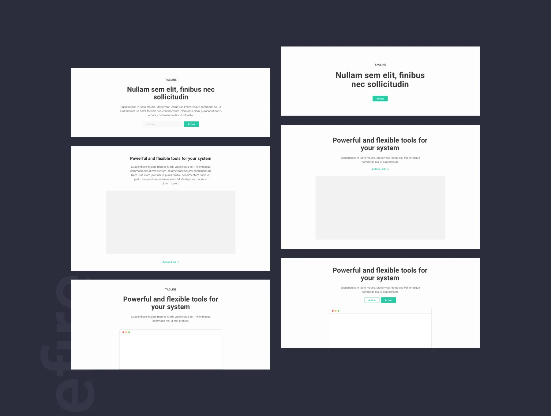 Wirefire - Wireframe Kit Web Design 3
