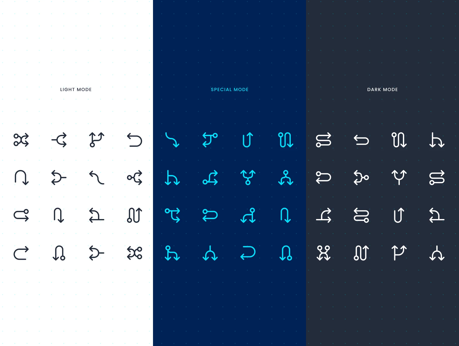 Wireframe Connectors Icon Pack - 144 Line icons 6