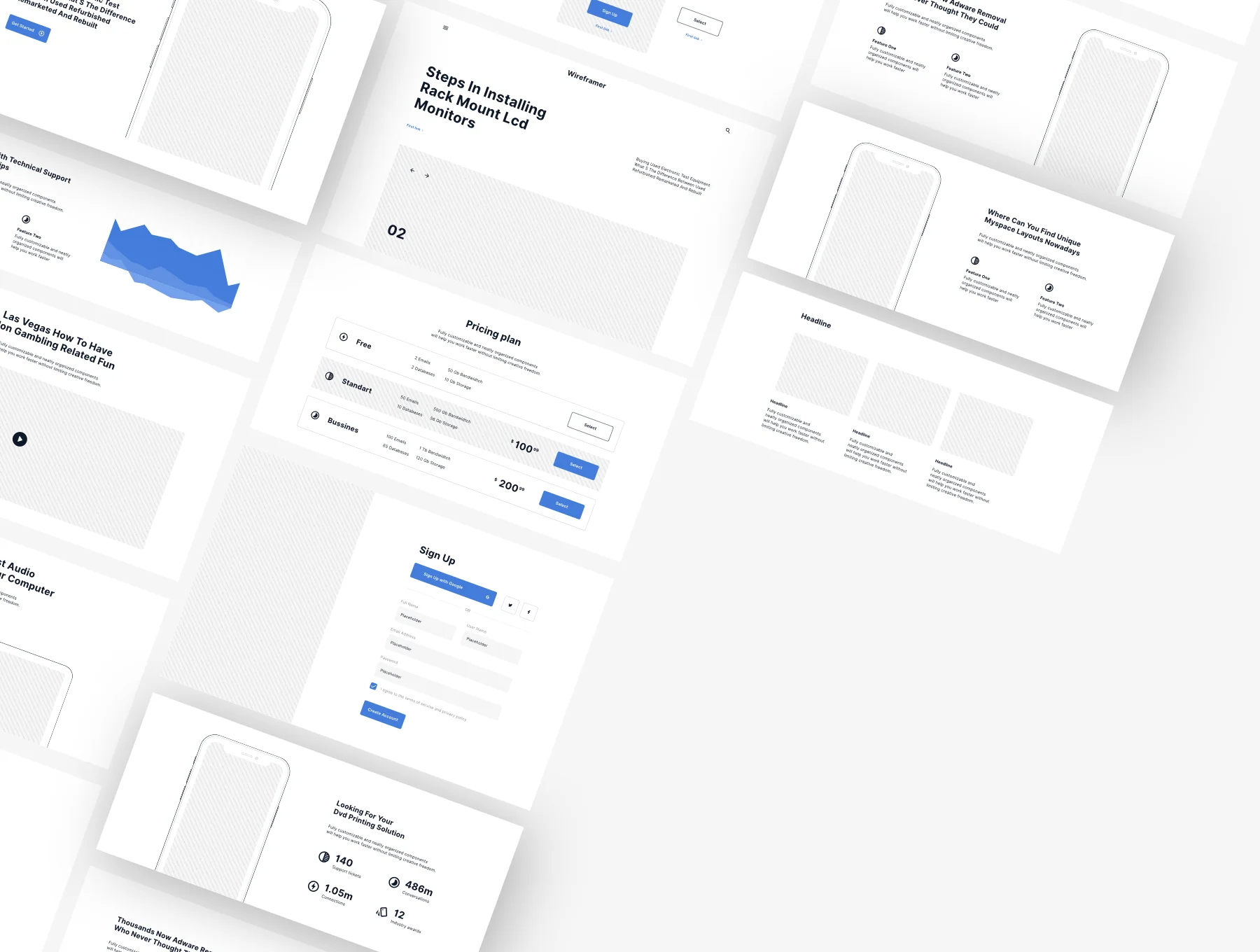 Wireframer Web Kit (for Sketch) 2