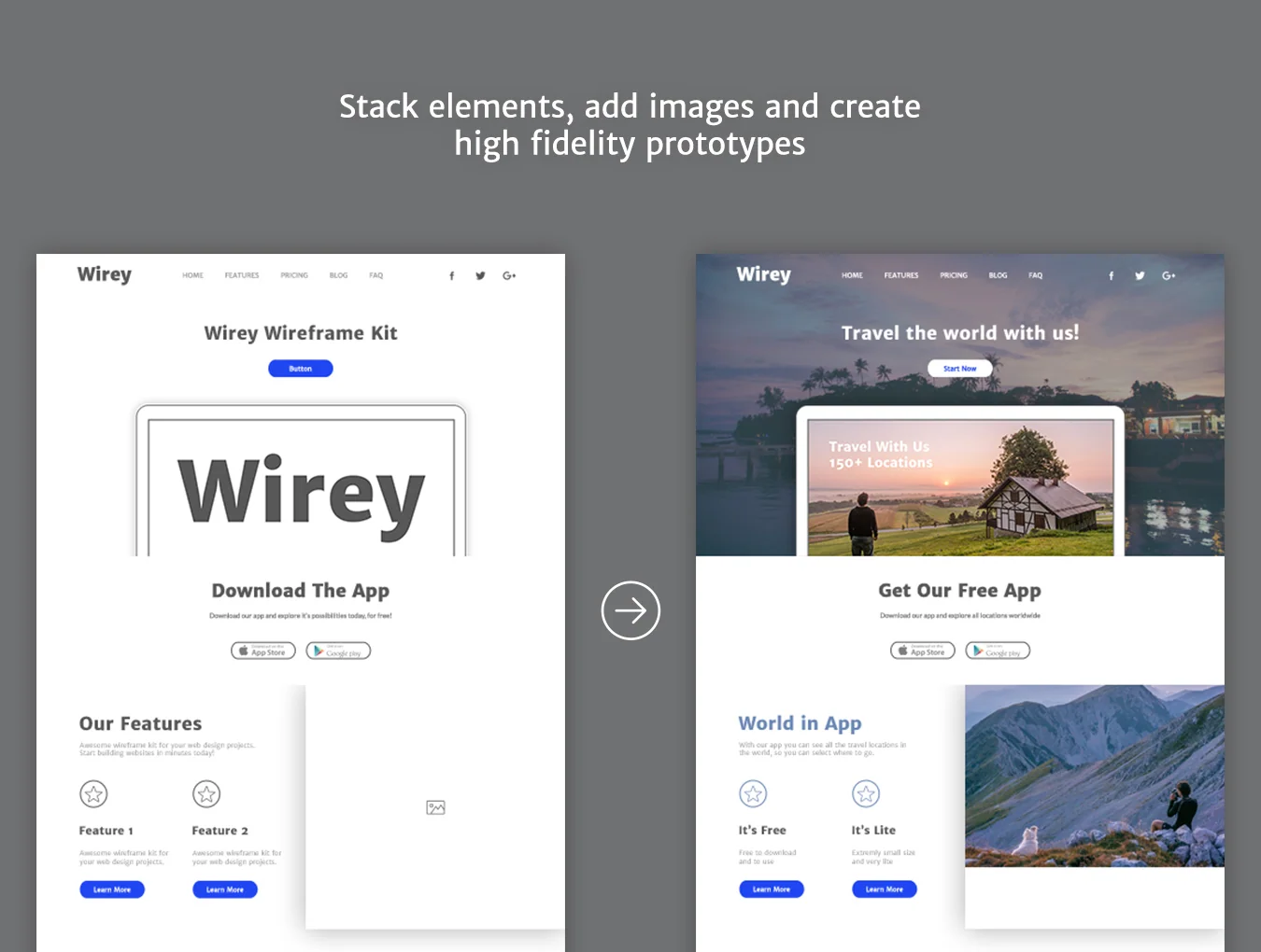 Wirey Wireframe Kit 6