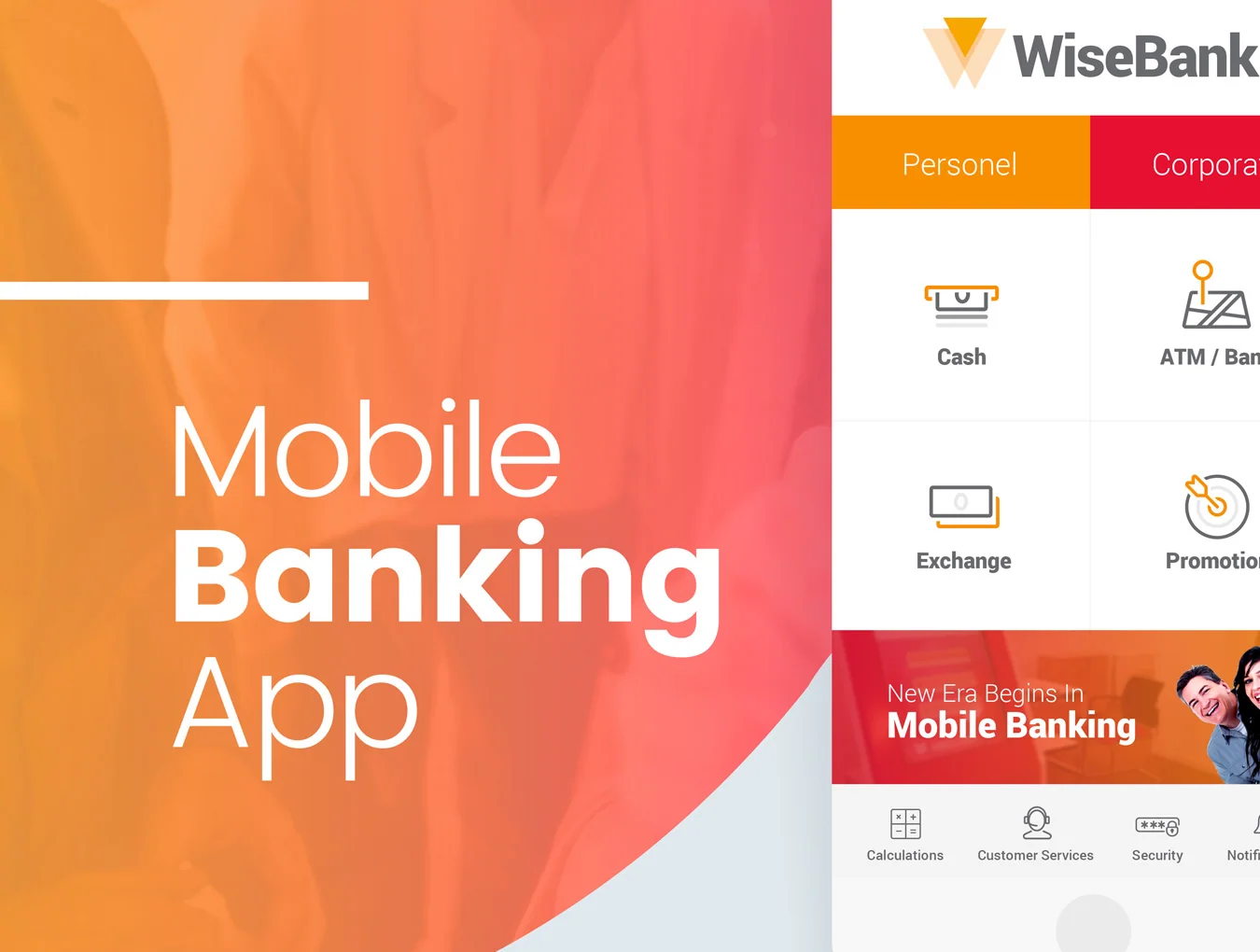 WiseBank iOS UI Kit