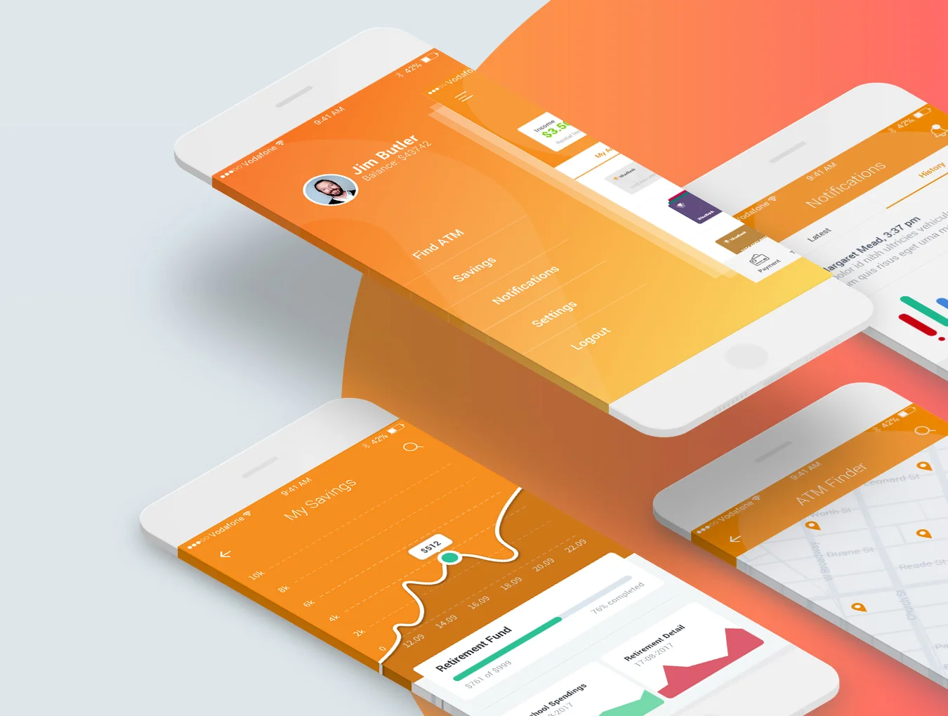 WiseBank iOS UI Kit 2