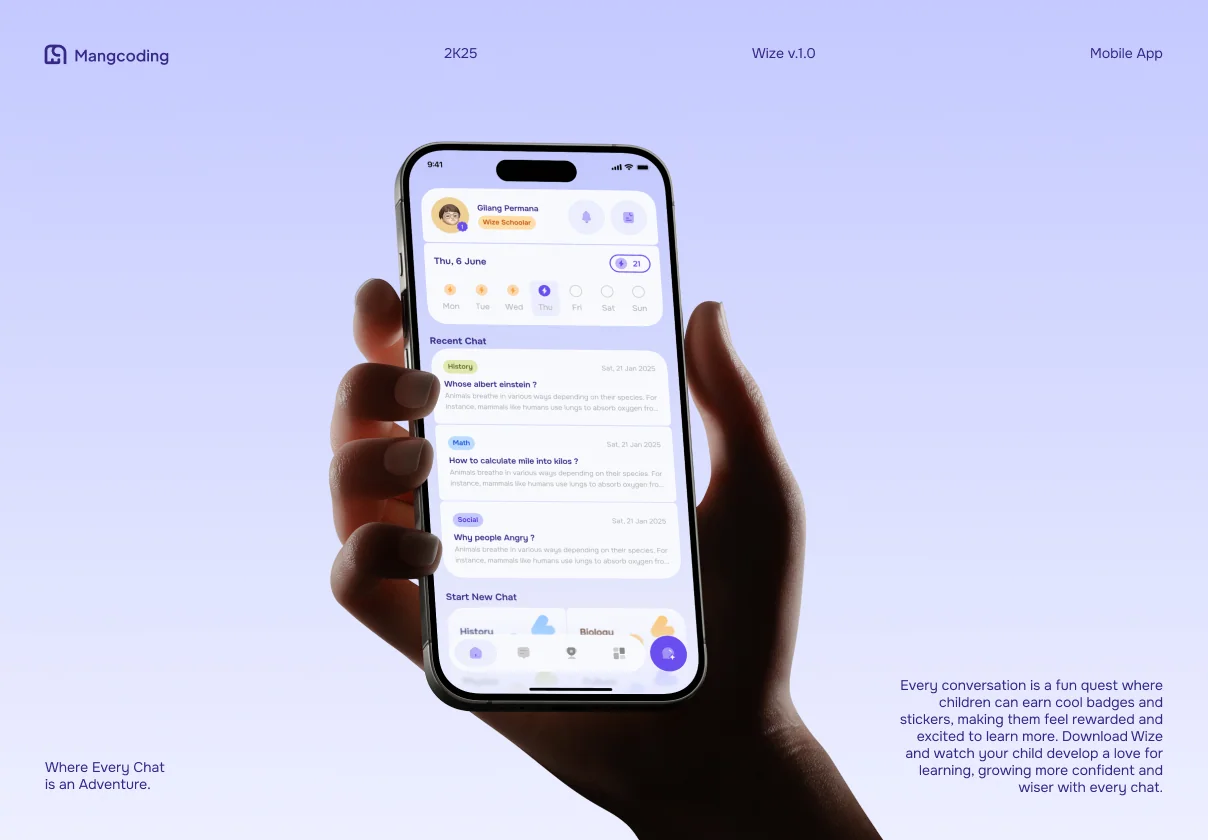 Wize - Friendly AI Chat Buddy for Child's