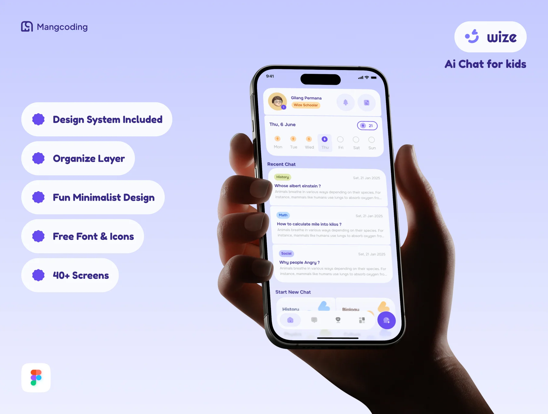 Wize - Friendly AI Chat Buddy for Child's