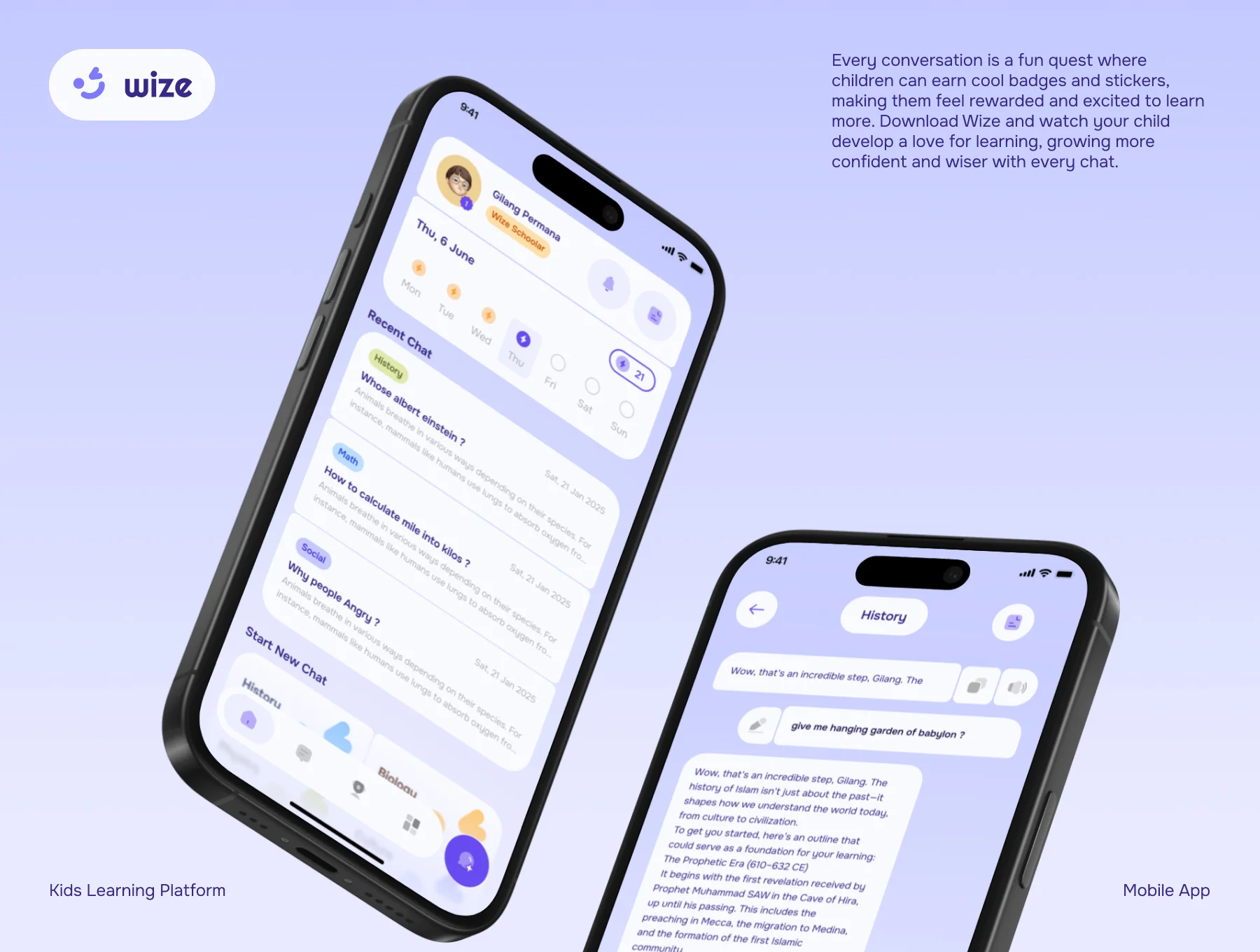 Wize - Friendly AI Chat Buddy for Child's 2