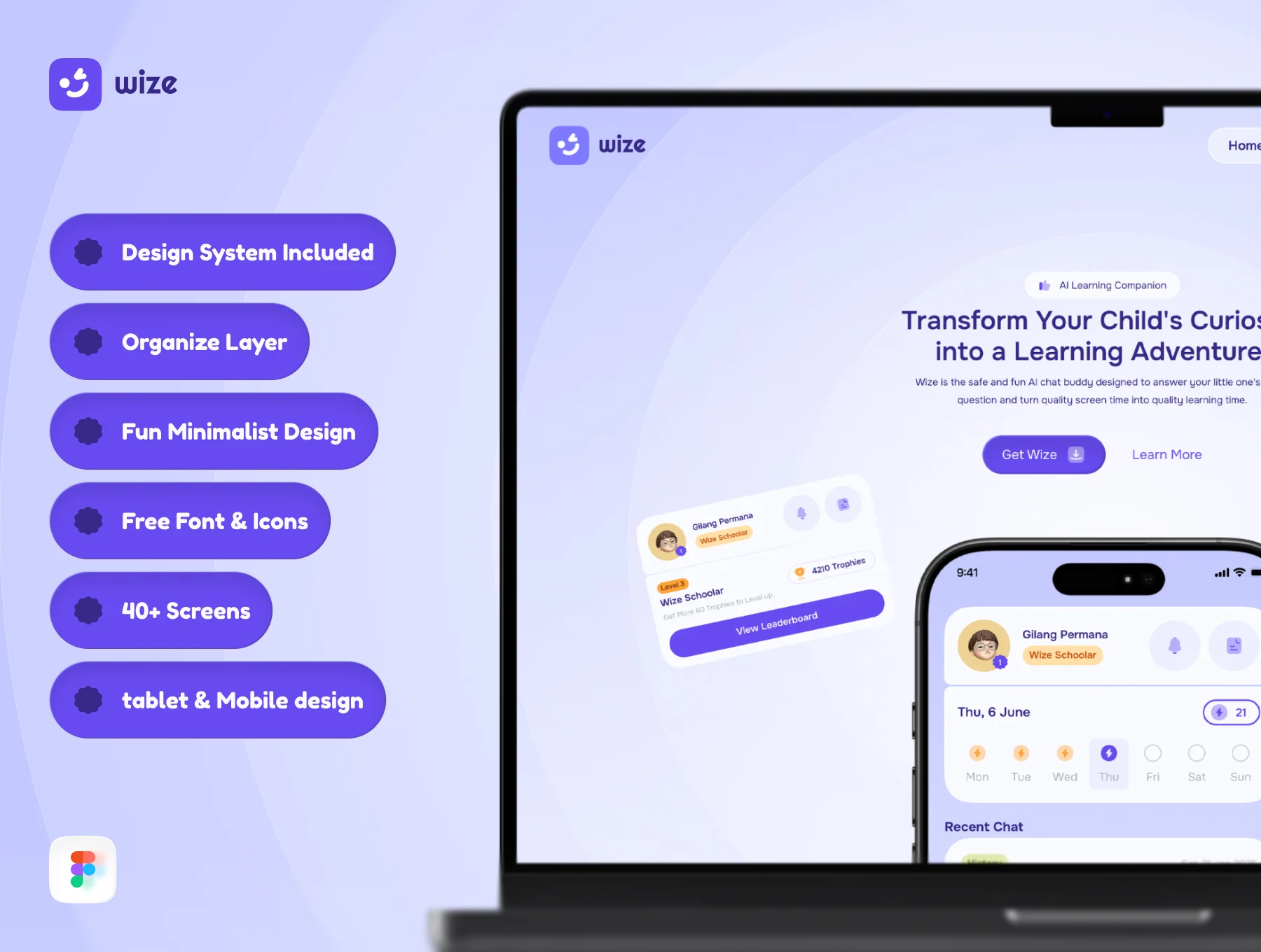 wize website - Friendly AI Chat Buddy