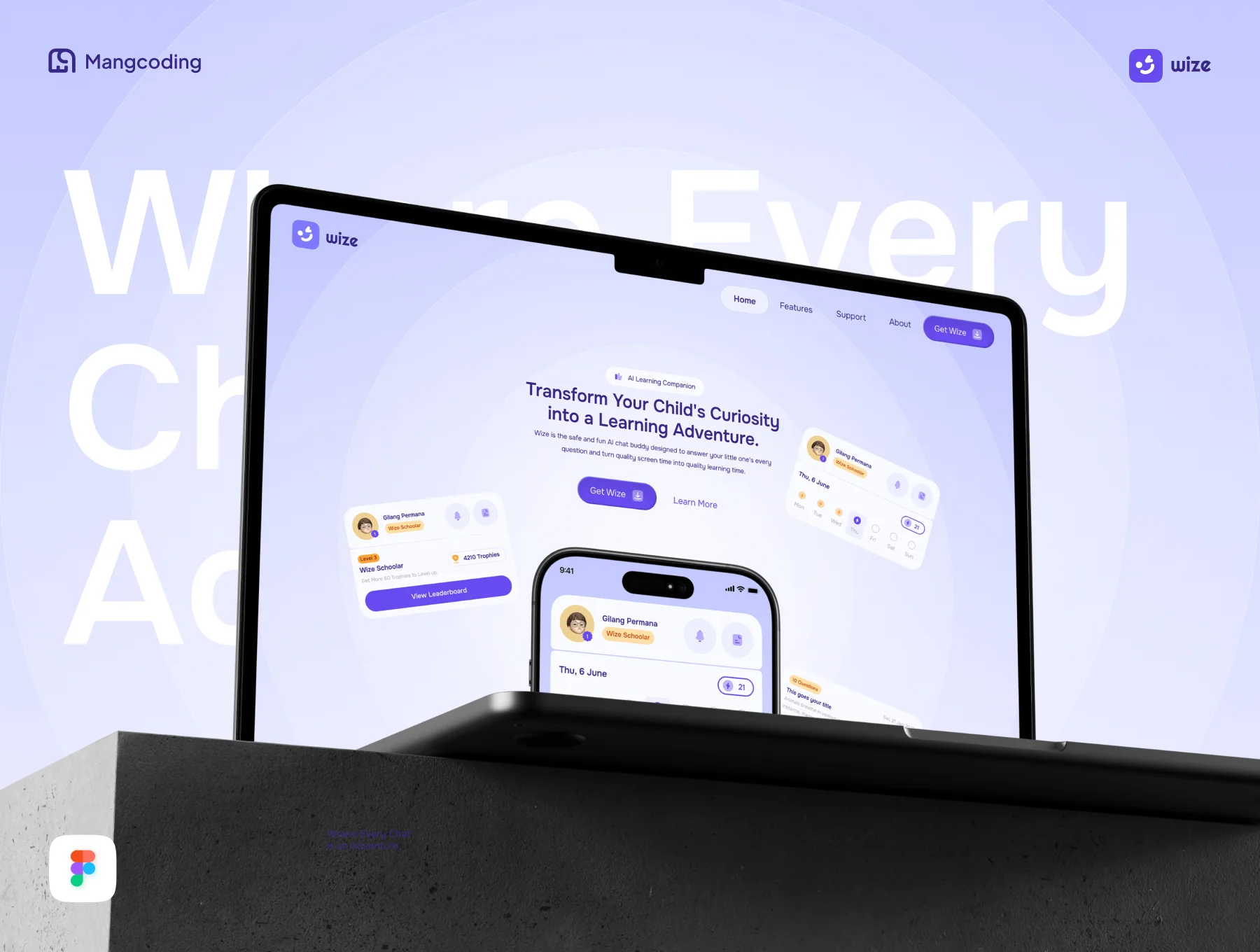 wize website - Friendly AI Chat Buddy 2