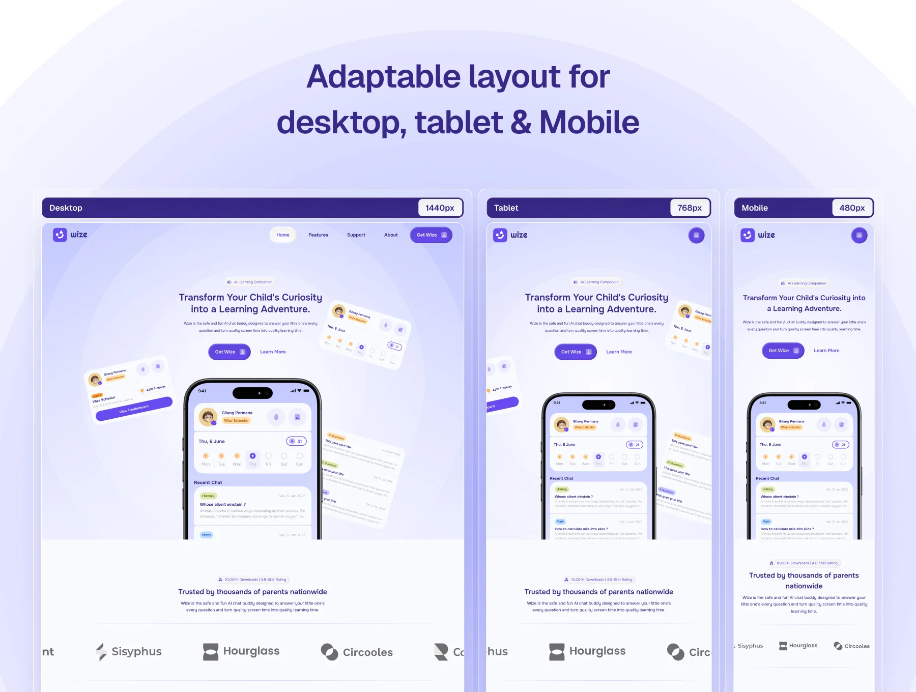 wize website - Friendly AI Chat Buddy 3