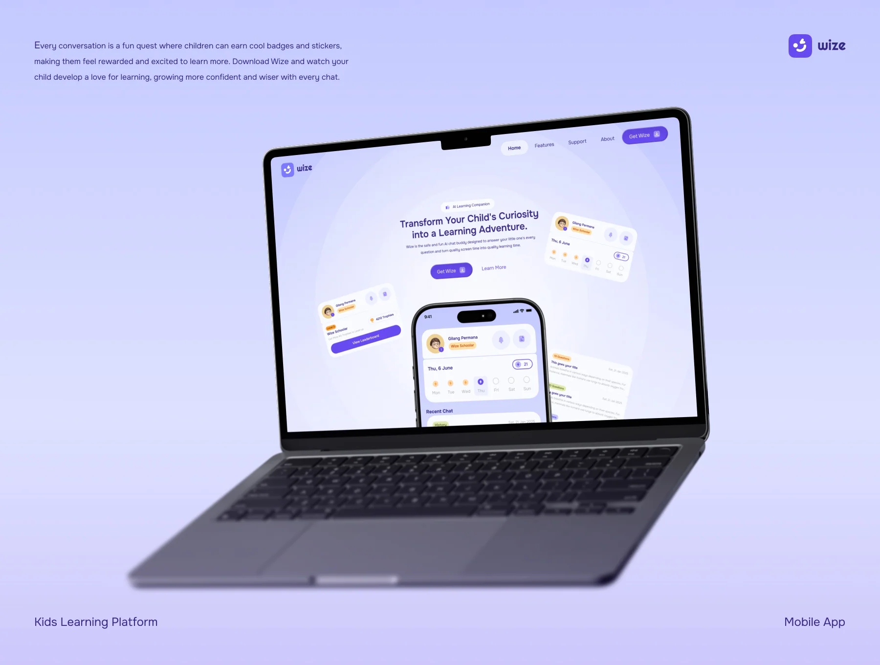 wize website - Friendly AI Chat Buddy 5
