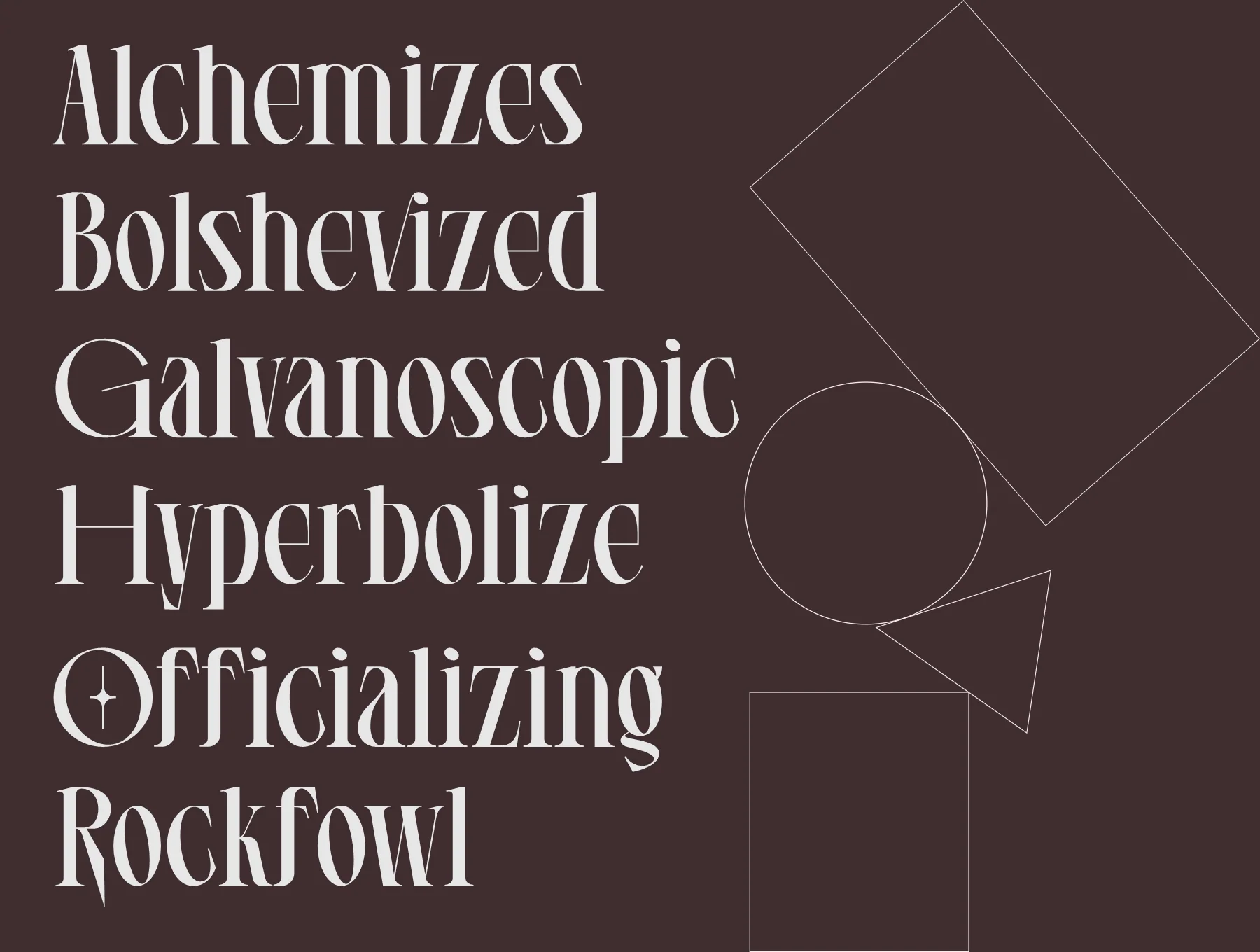 Wolves Dislay Typeface 4