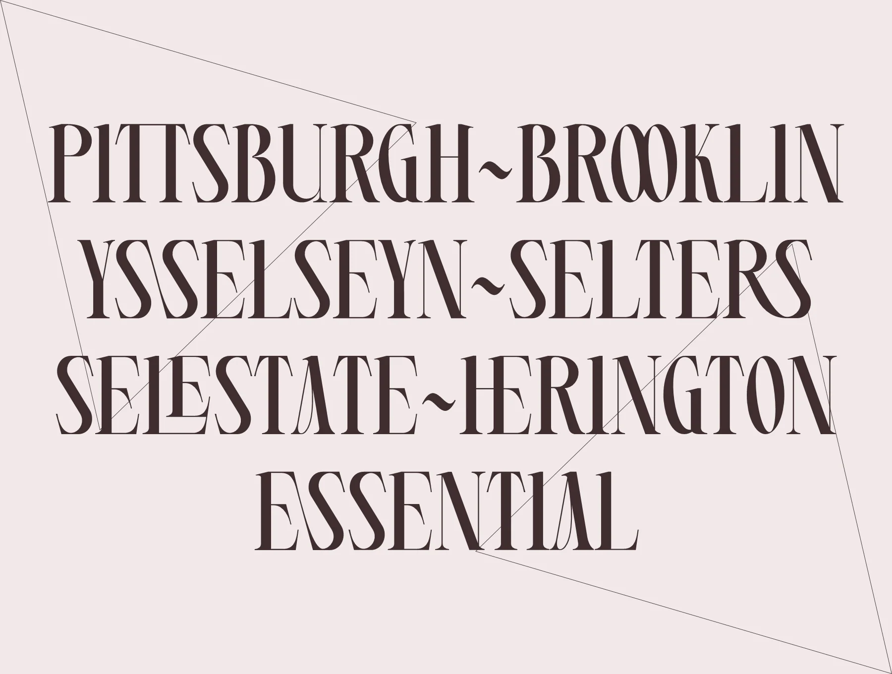 Wolves Dislay Typeface 8