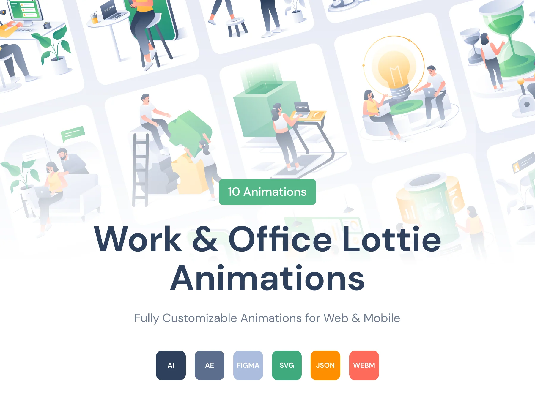 Work and Office Lottie Animations