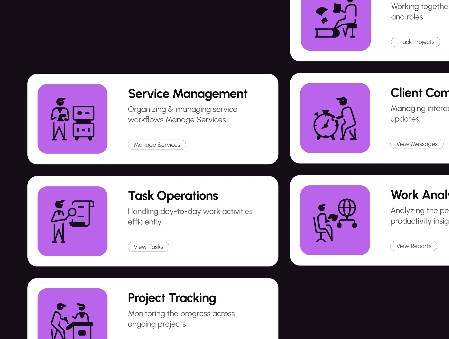 Work and Services Icon Set Bundle 5