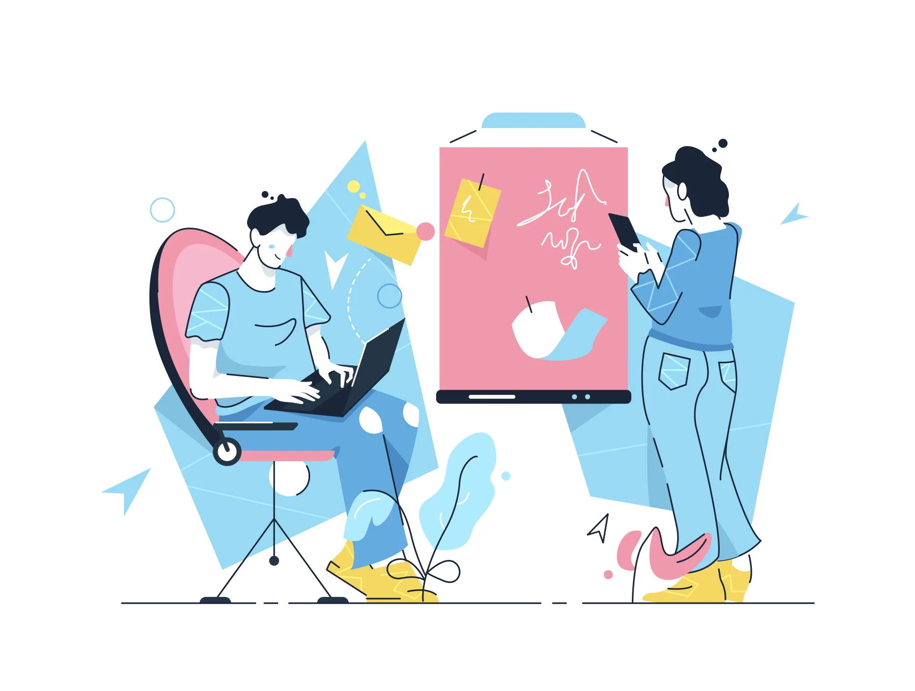 Work Hard Illustrations 6