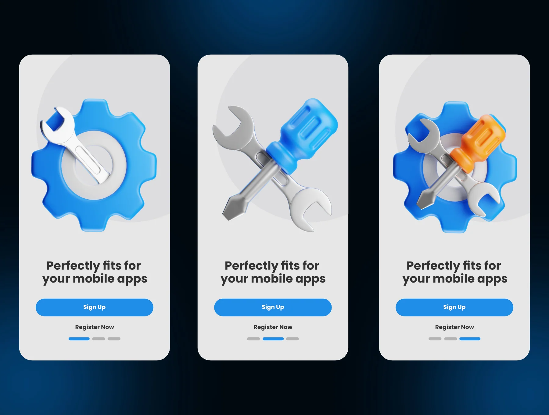 Work In Progress 3D Icons Packs 3