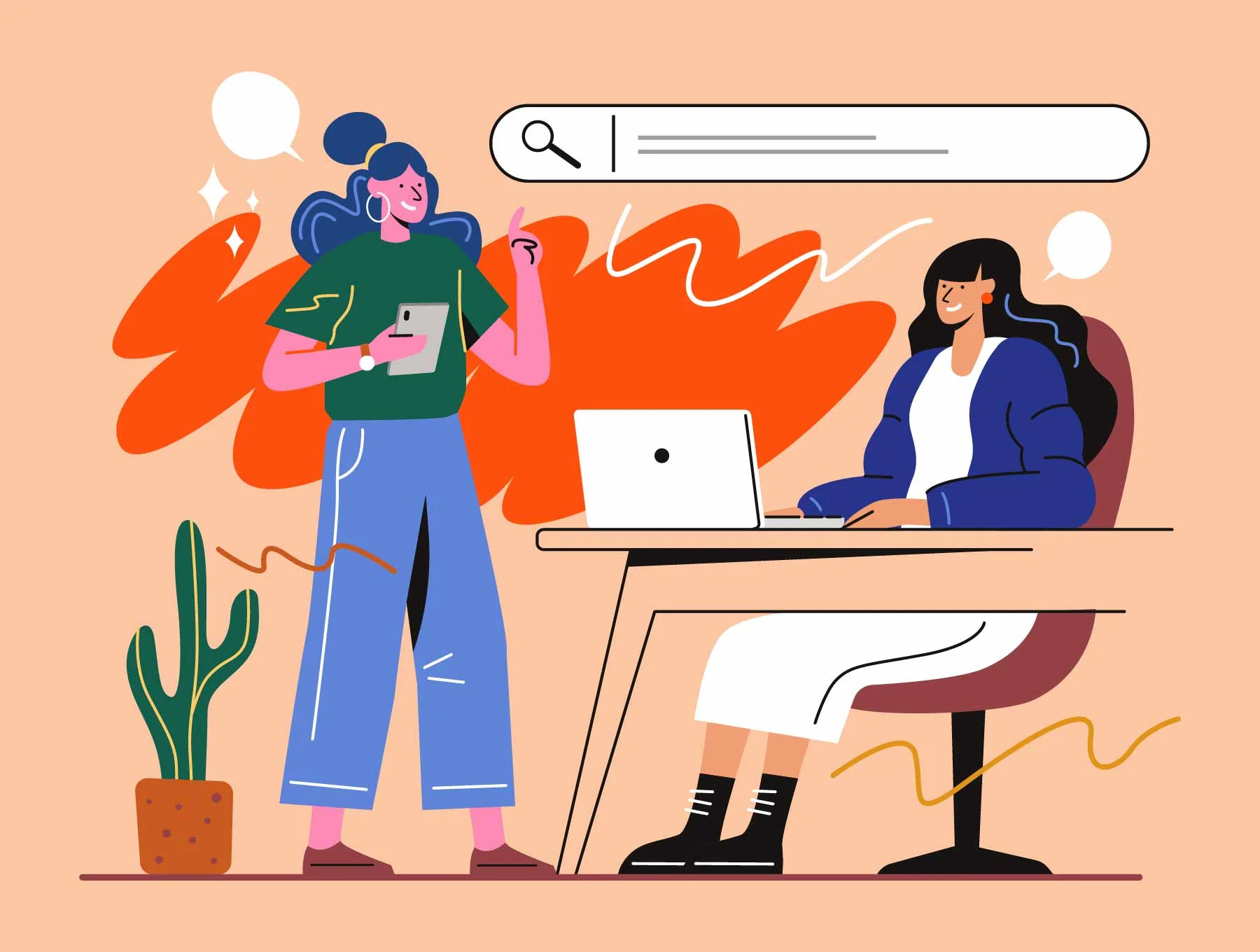 Work Office Illustration Set 3