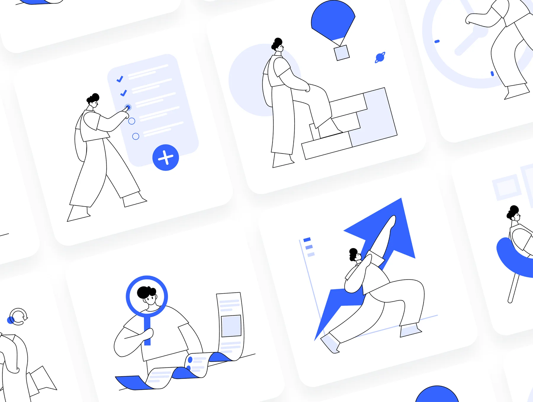 Work scene illustration Pack 5