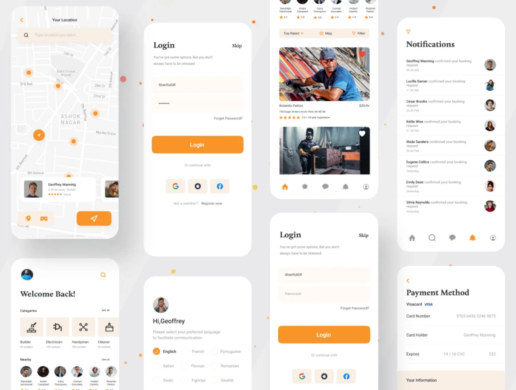 Worka mobile app for professionals 4