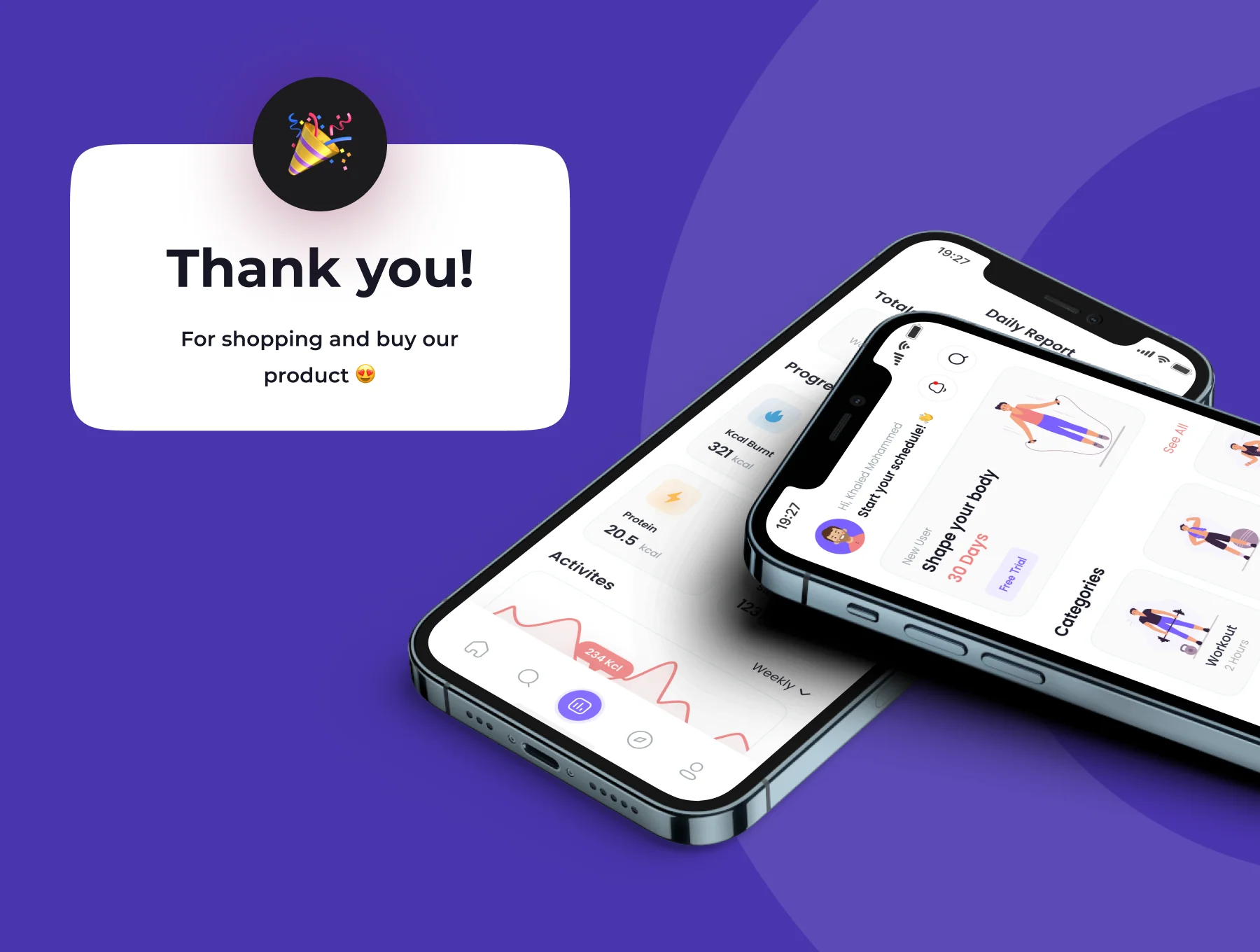 WORKA - Work Out App UI Kits 8