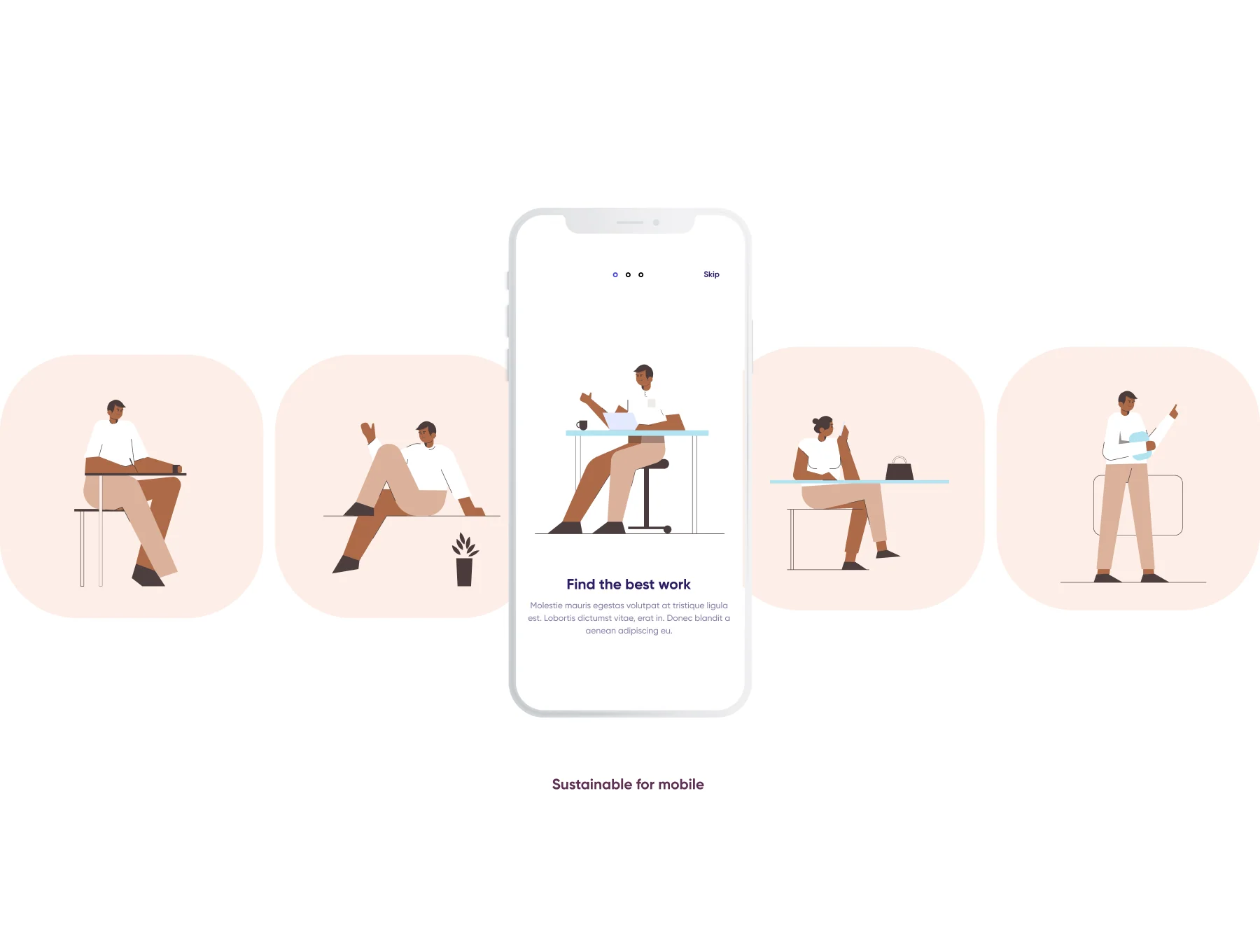 Workaholics UI Illsutration KIT 2