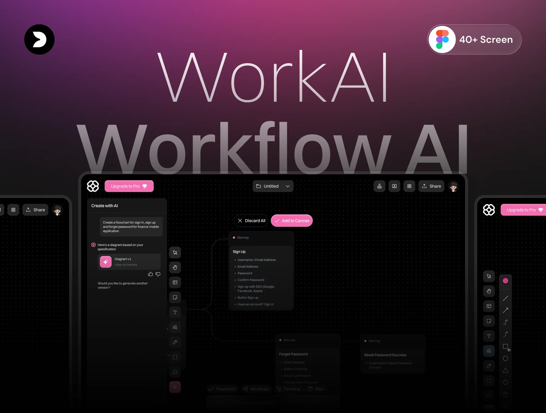 WorkAI – AI Automation Workflow Dashboard 2
