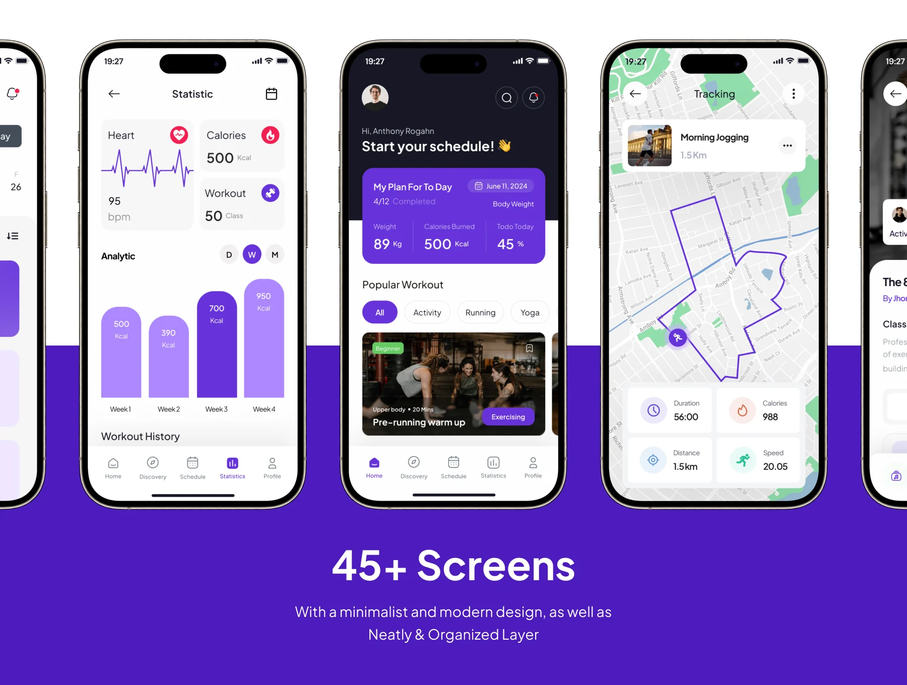 Workaly - Workout & Fitness Premium UI KIts App 4