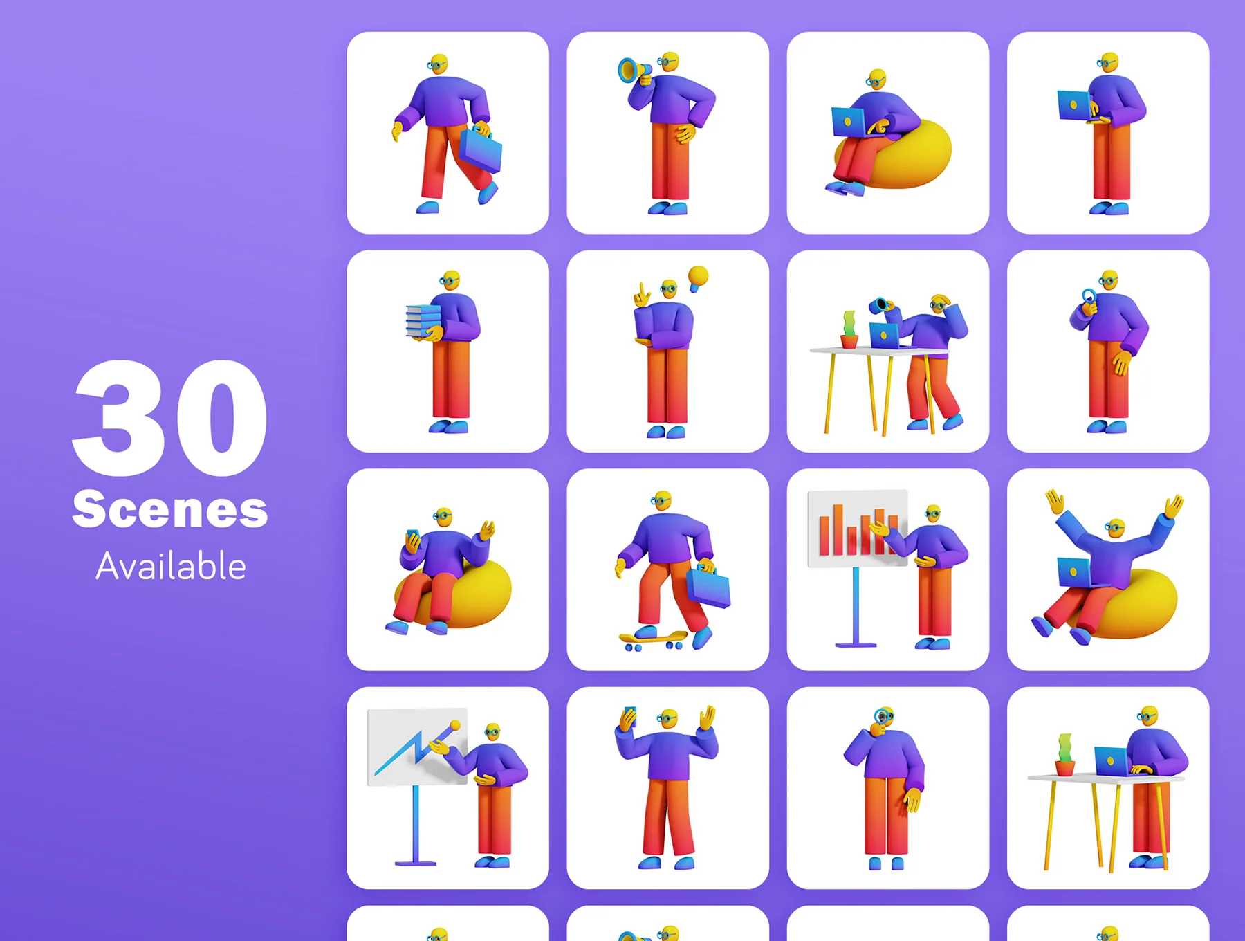 WORKED 3D Illustrations 5