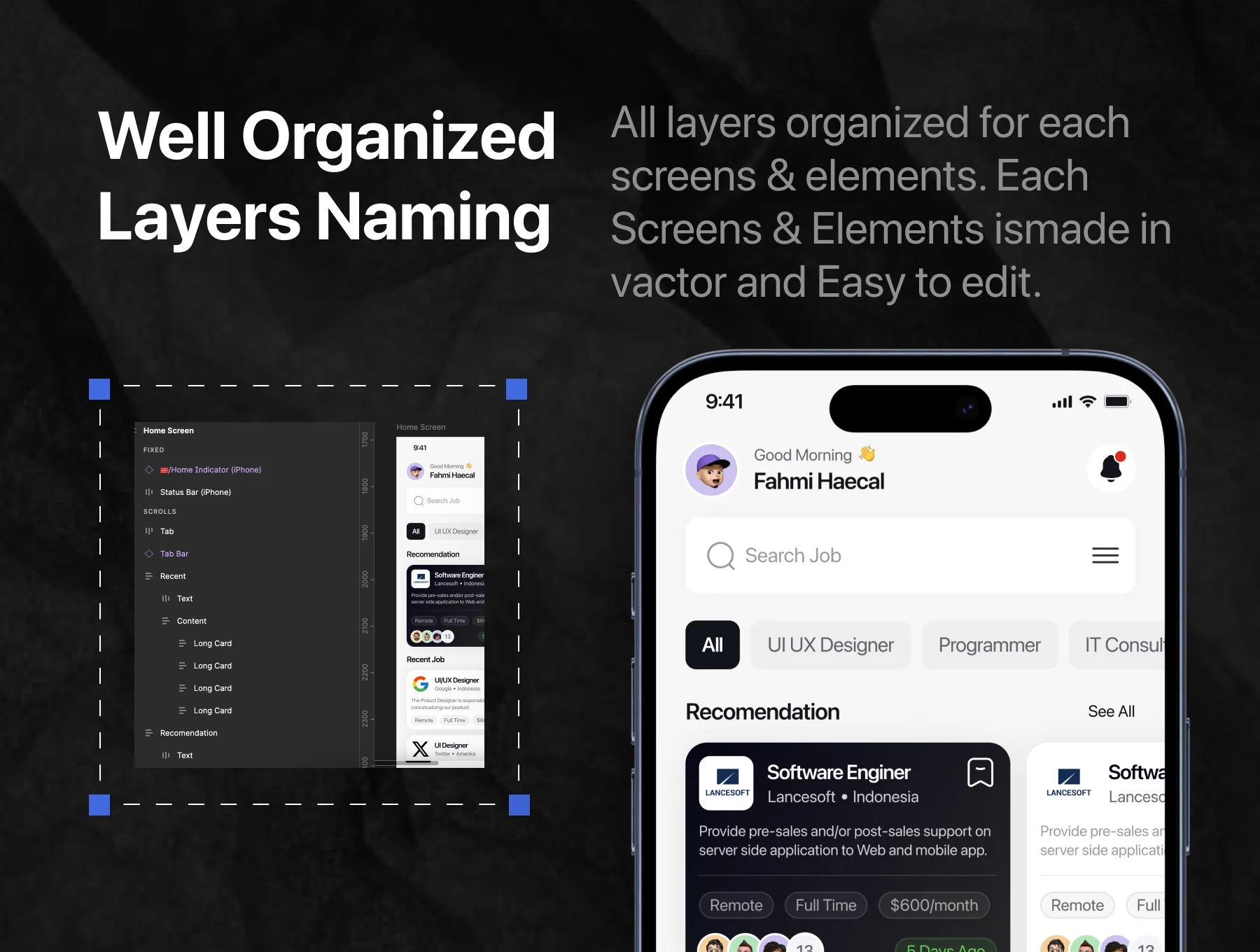 WorkFinder App UI KIT 4