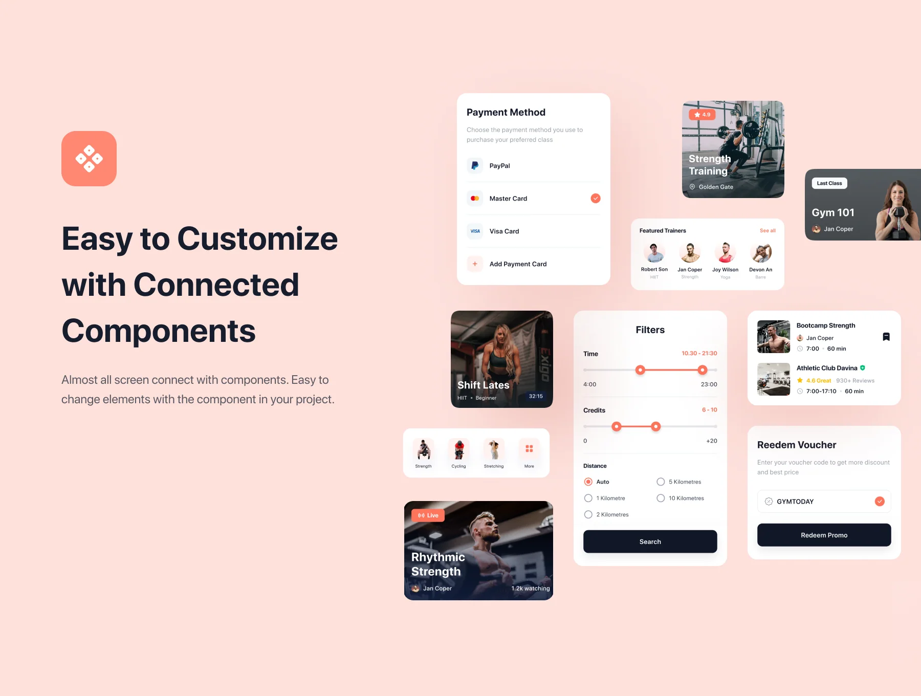 Workfit - Workout & Fitness UI Kit 5